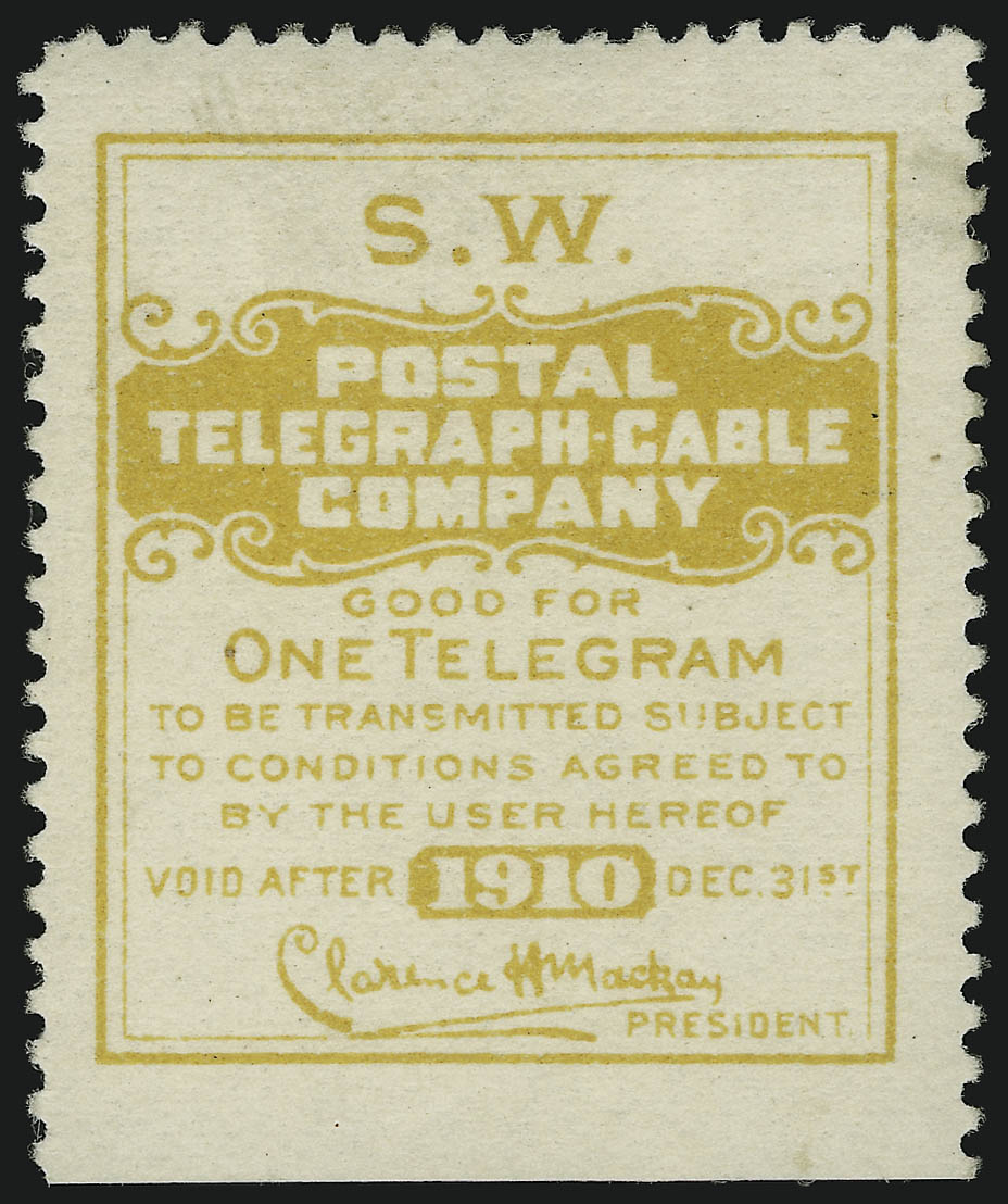 Sale no. 905 — Lot no. 3780 — Siegel Auction Galleries