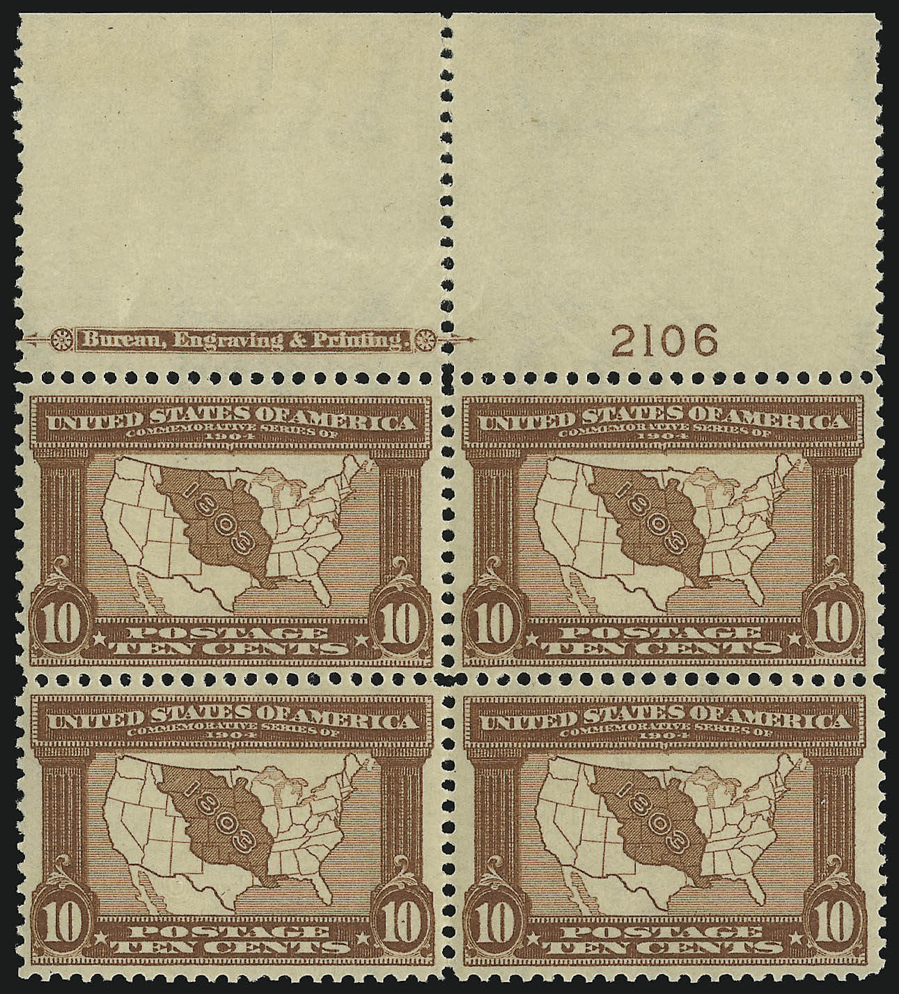 Sale no. 913 — Lot no. 825 — Siegel Auction Galleries