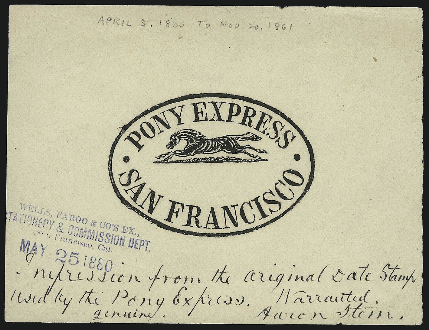 Sale no. 913 — Lot no. 954 — Siegel Auction Galleries