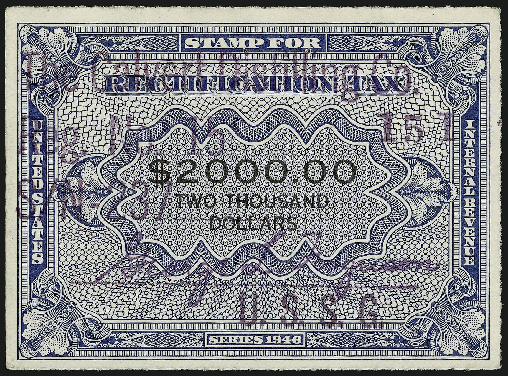 Sale no. 914 — Lot no. 3127 — Siegel Auction Galleries