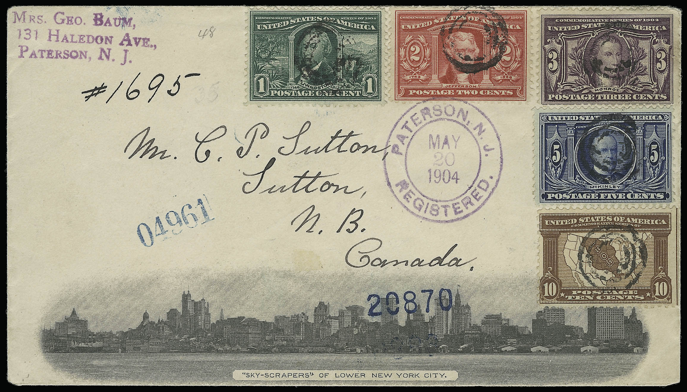 Sale no. 920 — Lot no. 184 — Siegel Auction Galleries