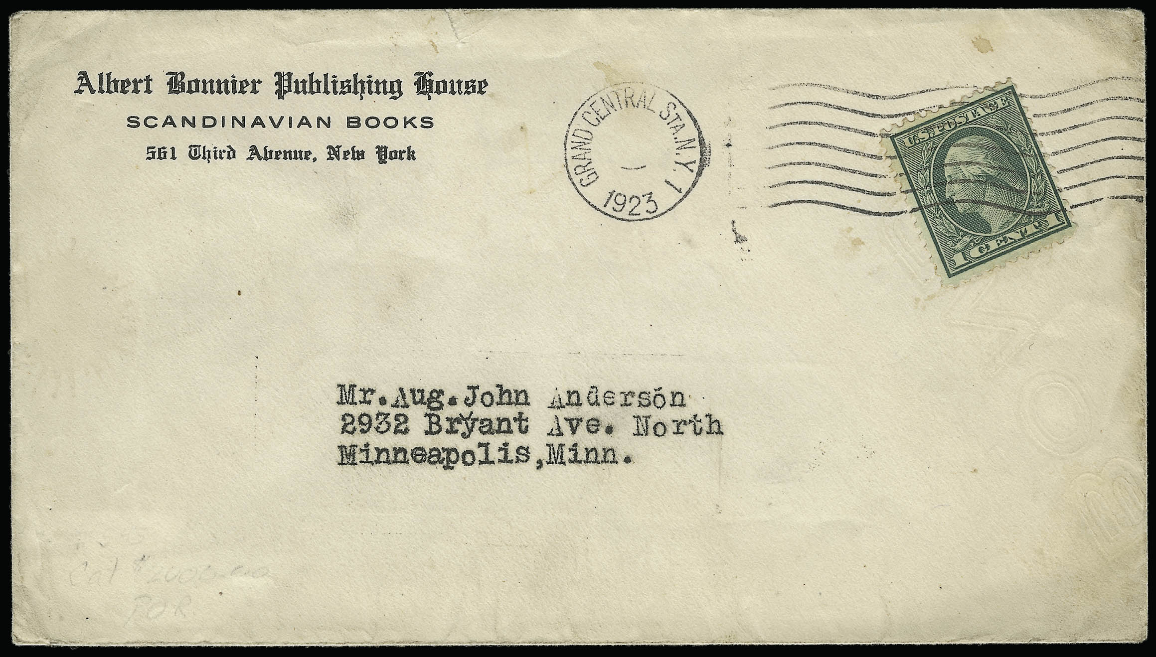 Sale no. 920 — Lot no. 240 — Siegel Auction Galleries