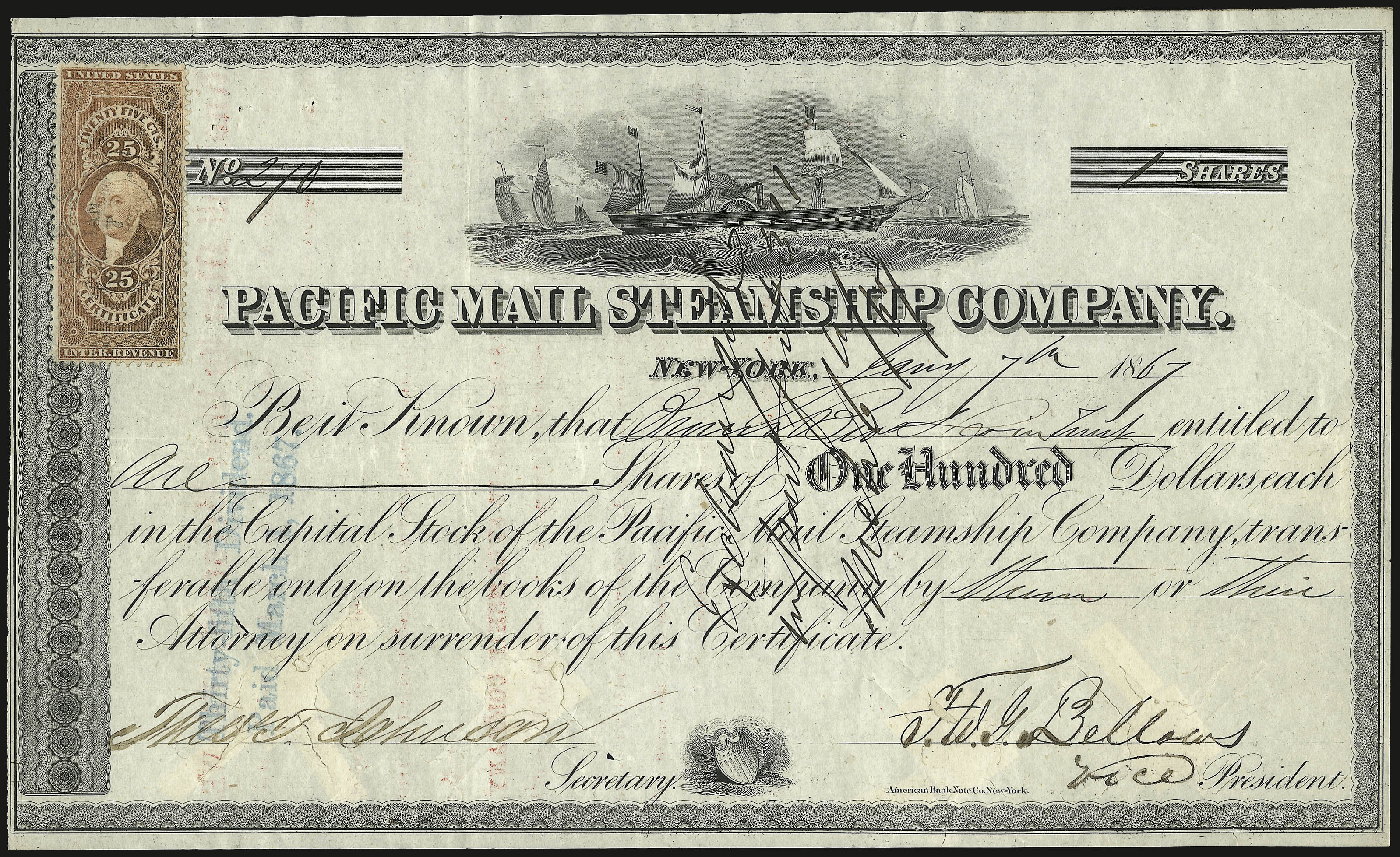 Sale no. 937 — Lot no. 326 — Siegel Auction Galleries