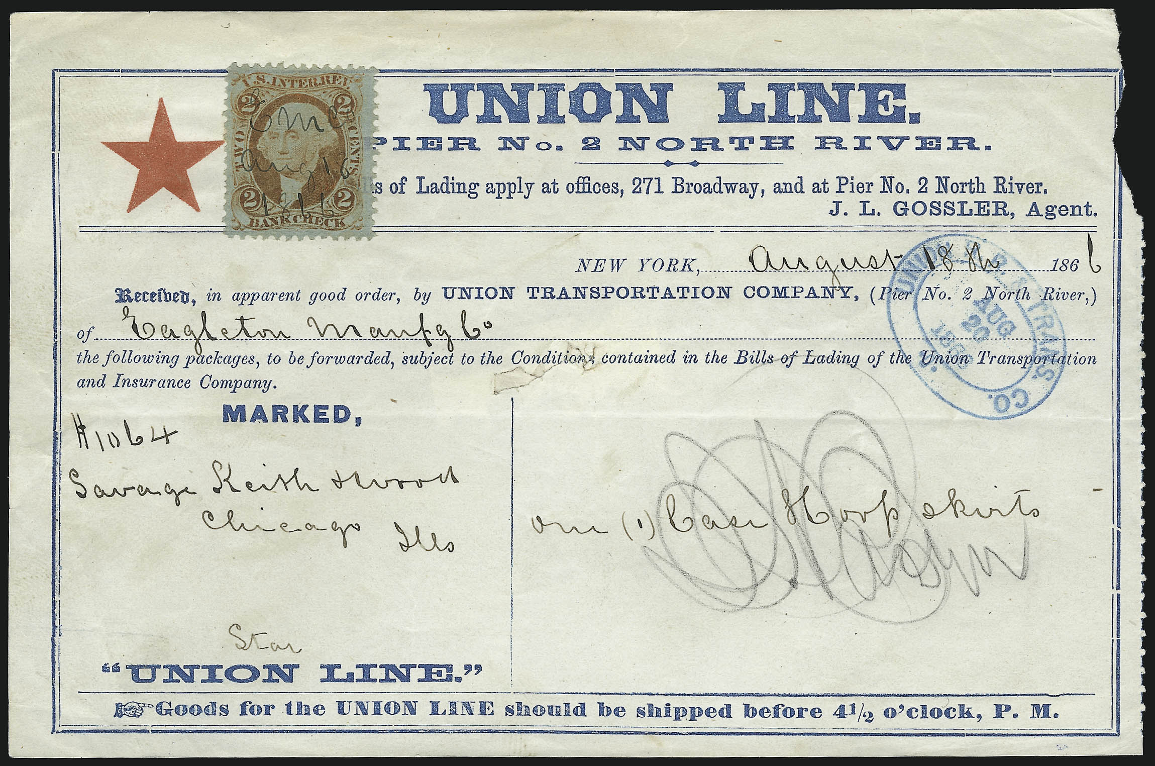 Sale no. 953 — Lot no. 1744 — Siegel Auction Galleries