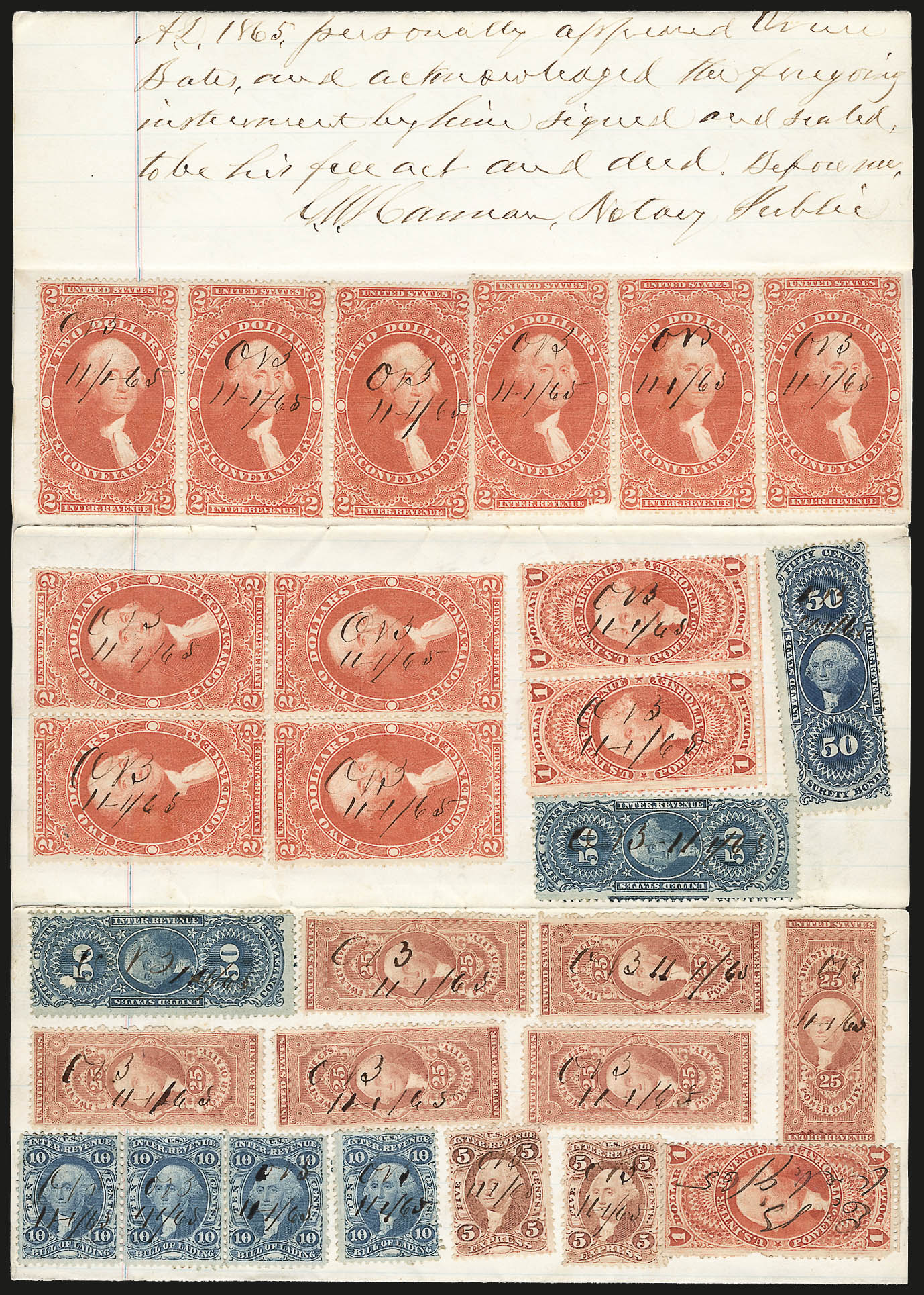 Sale no. 959 — Lot no. 3296 — Siegel Auction Galleries