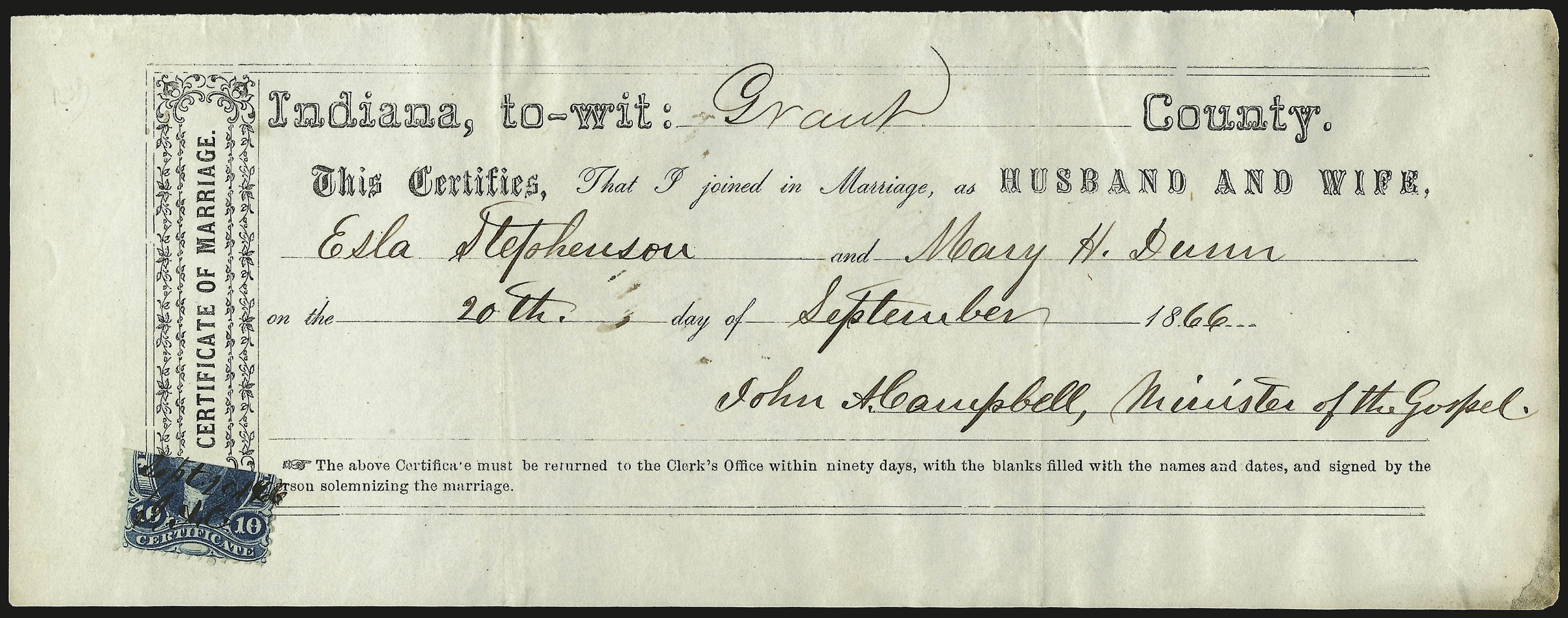 Sale no. 959 — Lot no. 3318 — Siegel Auction Galleries