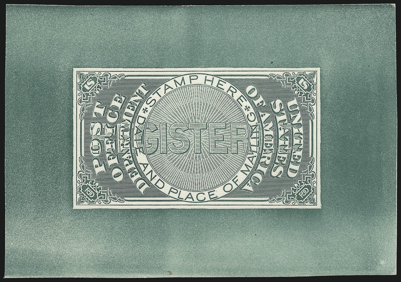 Sale no. 976 — Lot no. 2587 — Siegel Auction Galleries