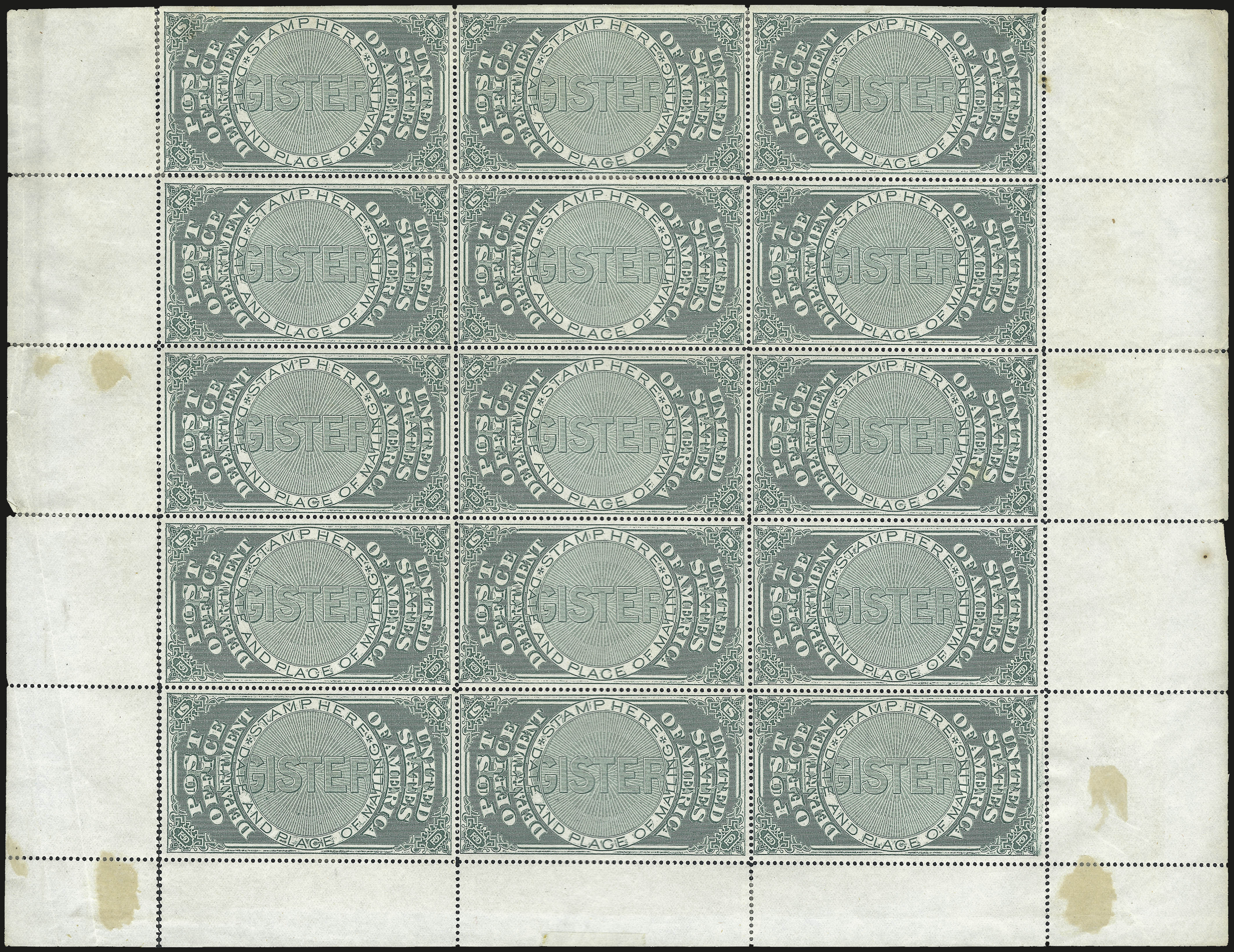 Sale no. 976 — Lot no. 2588 — Siegel Auction Galleries