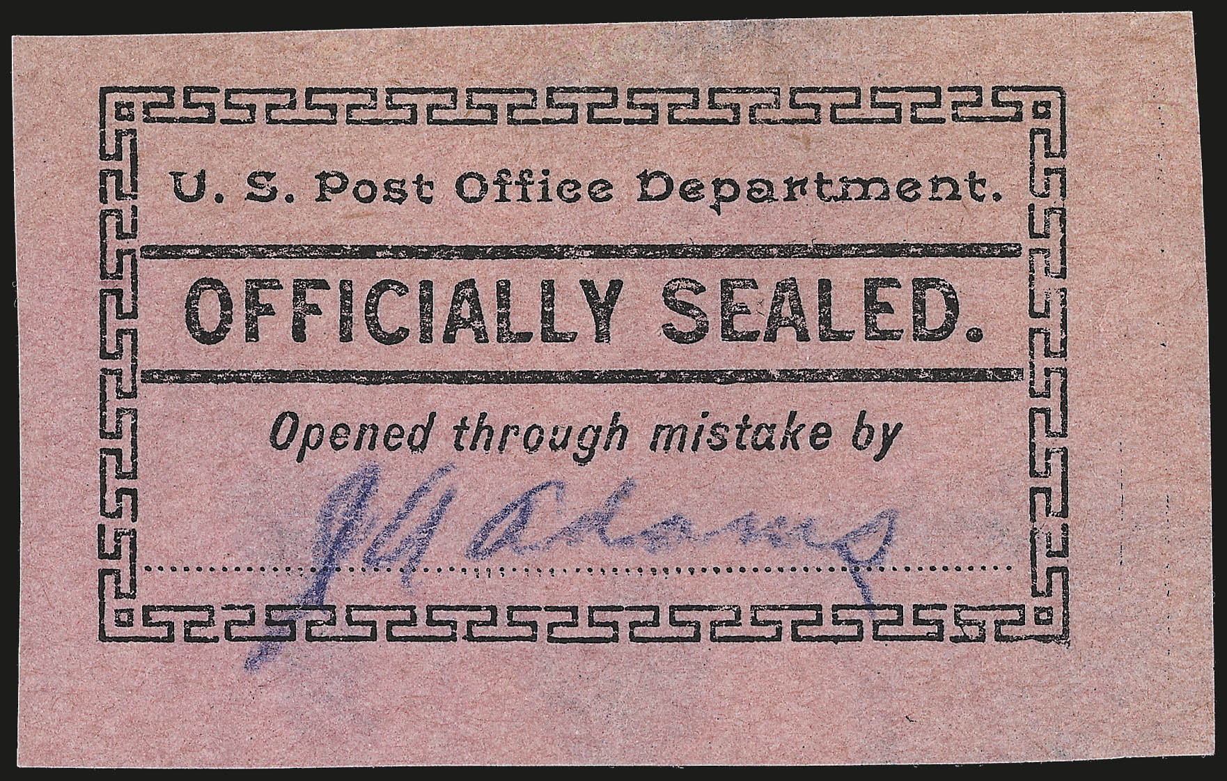 Sale no. 976 — Lot no. 2631 — Siegel Auction Galleries