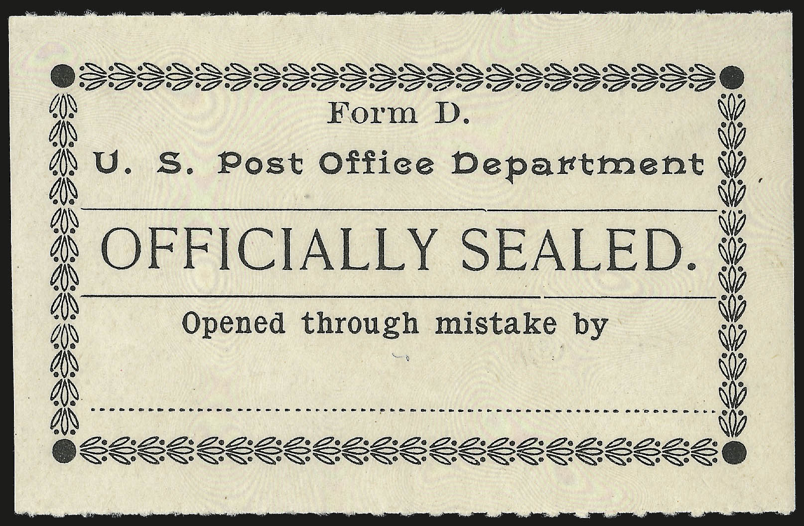 Sale no. 976 — Lot no. 2632 — Siegel Auction Galleries