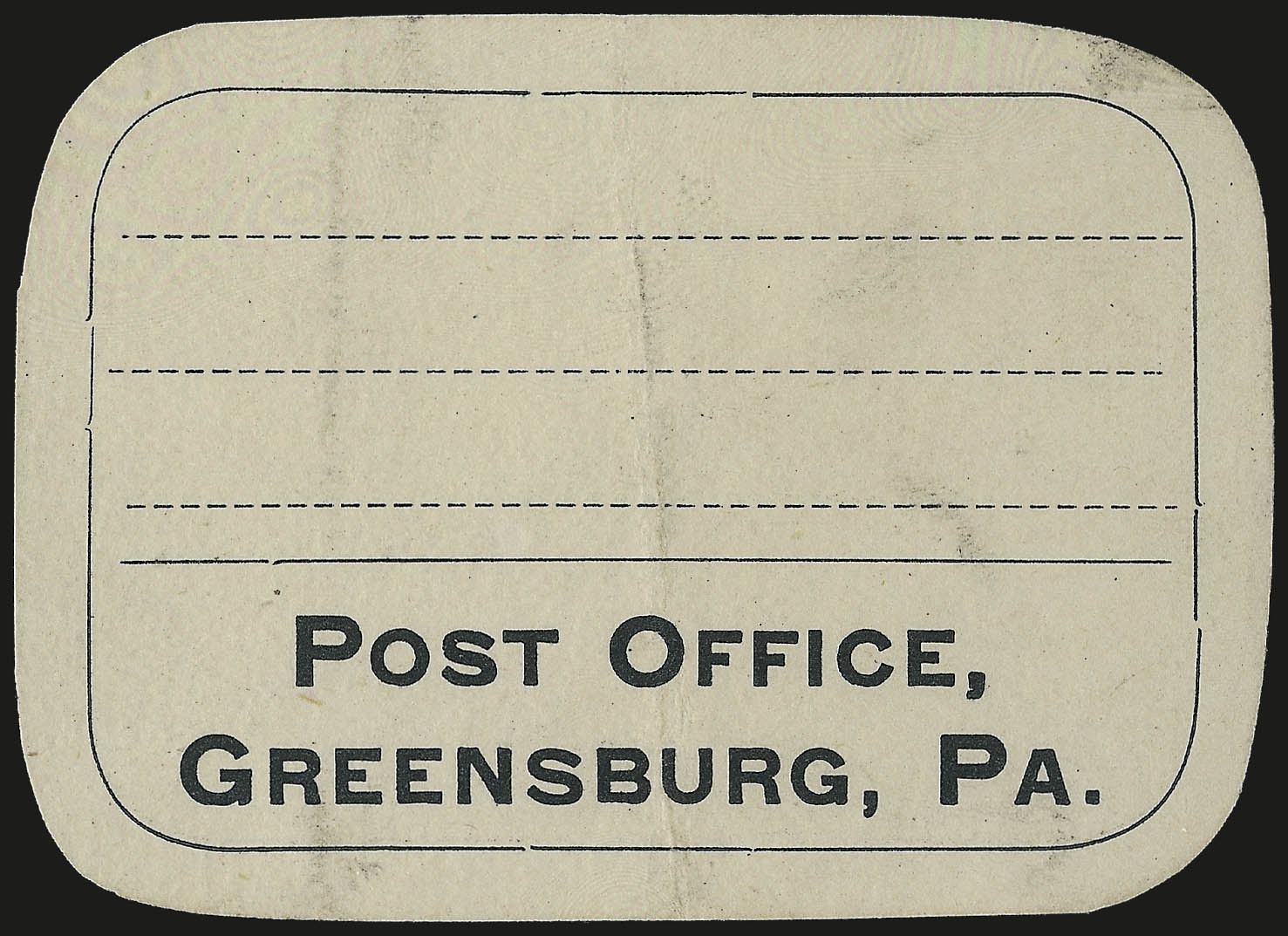 Sale no. 976 — Lot no. 2654 — Siegel Auction Galleries