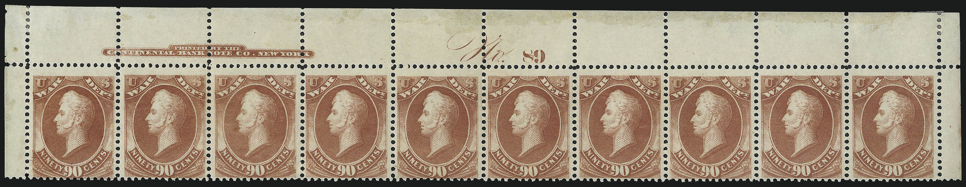 Sale no. 1003 — Lot no. 5483 — Siegel Auction Galleries