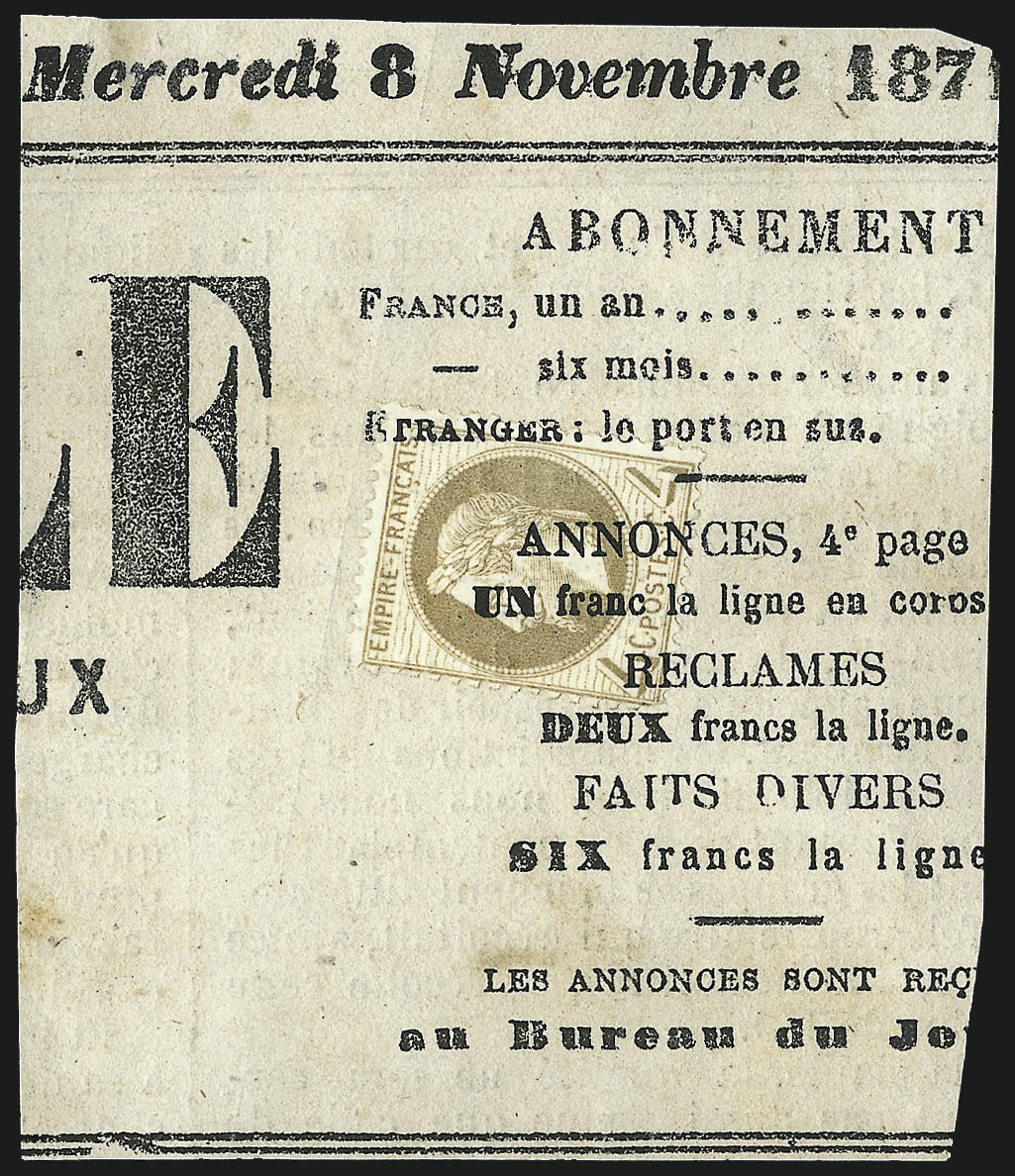 Sale no. 1003 — Lot no. 5773 — Siegel Auction Galleries