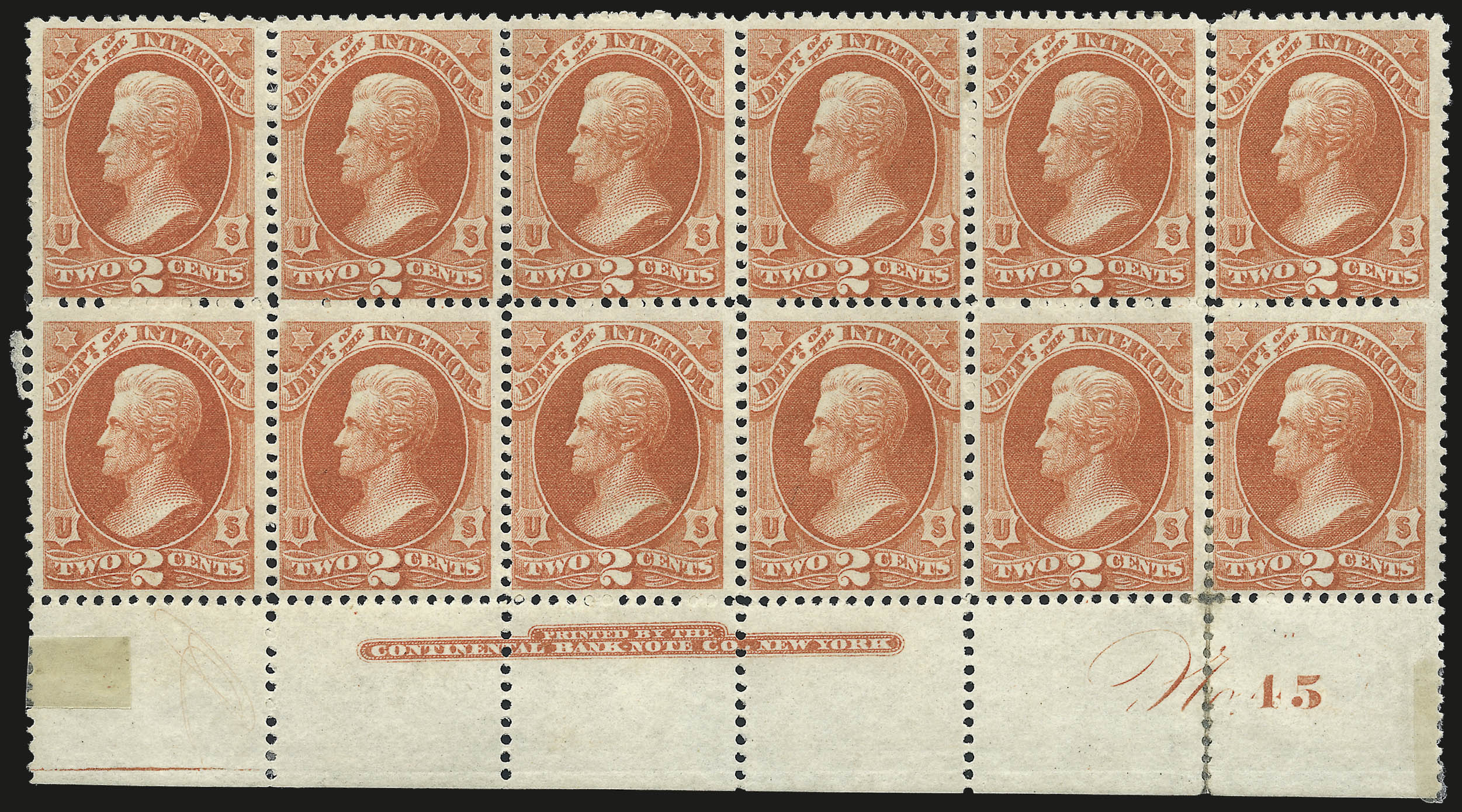 Sale no. 992 — Lot no. 2630 — Siegel Auction Galleries