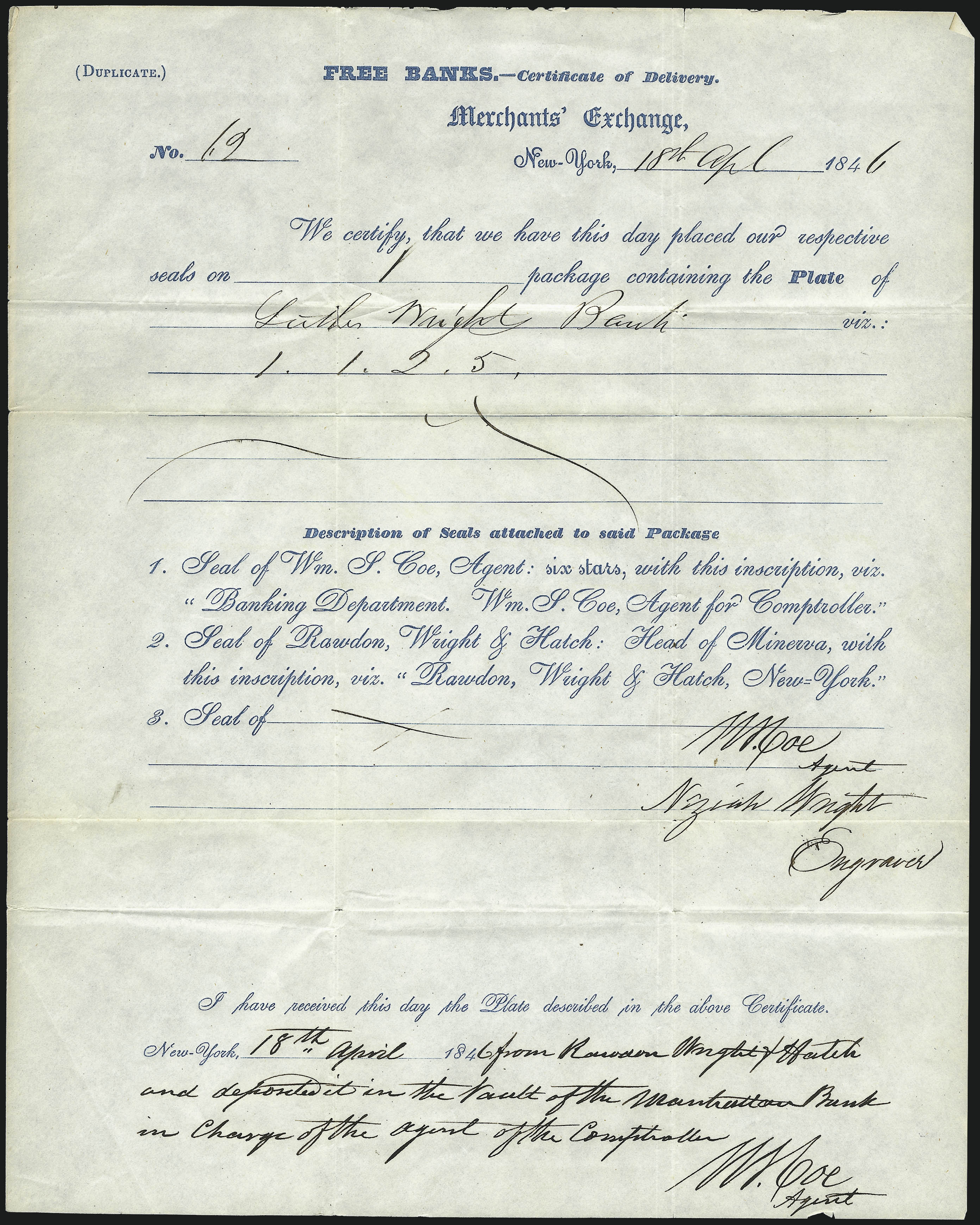 Sale no. 993 — Lot no. 4 — Siegel Auction Galleries