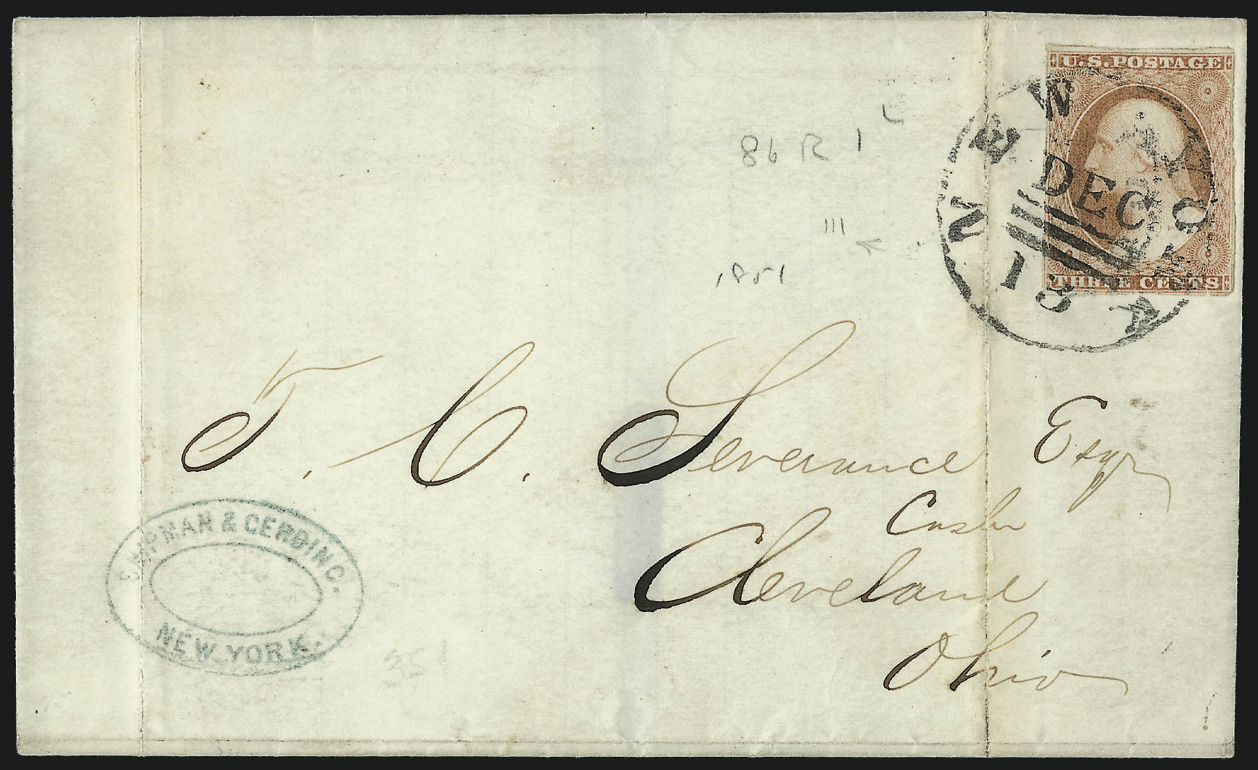 Sale no. 996 — Lot no. 3108 — Siegel Auction Galleries