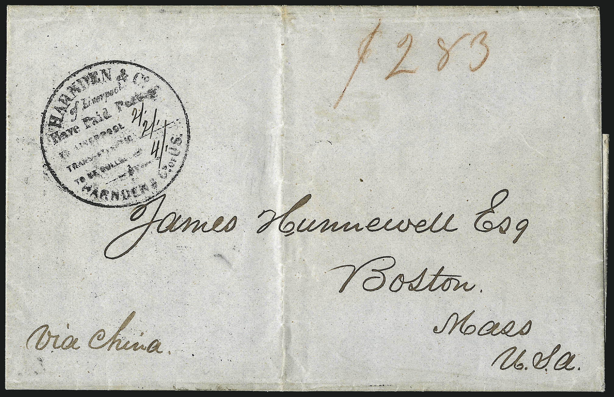 Sale no. 1010 — Lot no. 185 — Siegel Auction Galleries