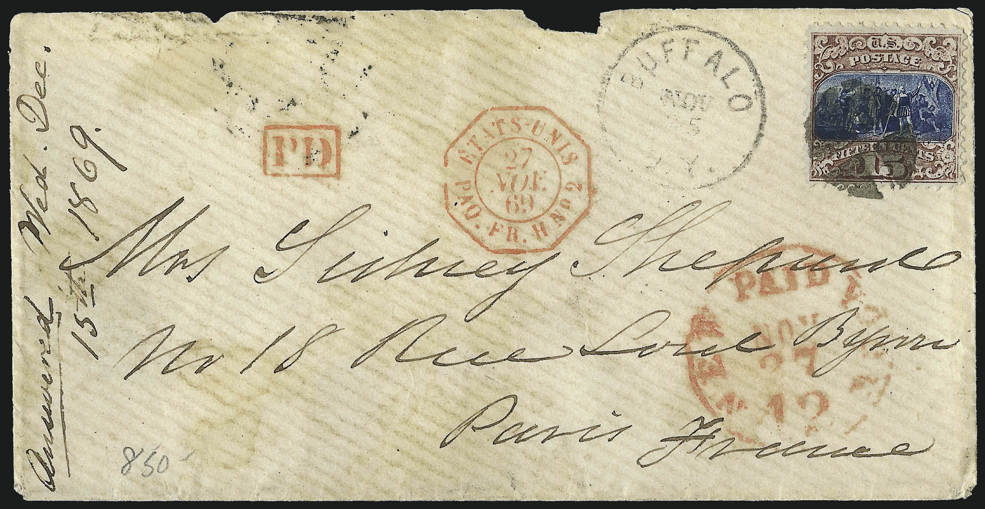 Sale no. 1011 — Lot no. 1590 — Siegel Auction Galleries