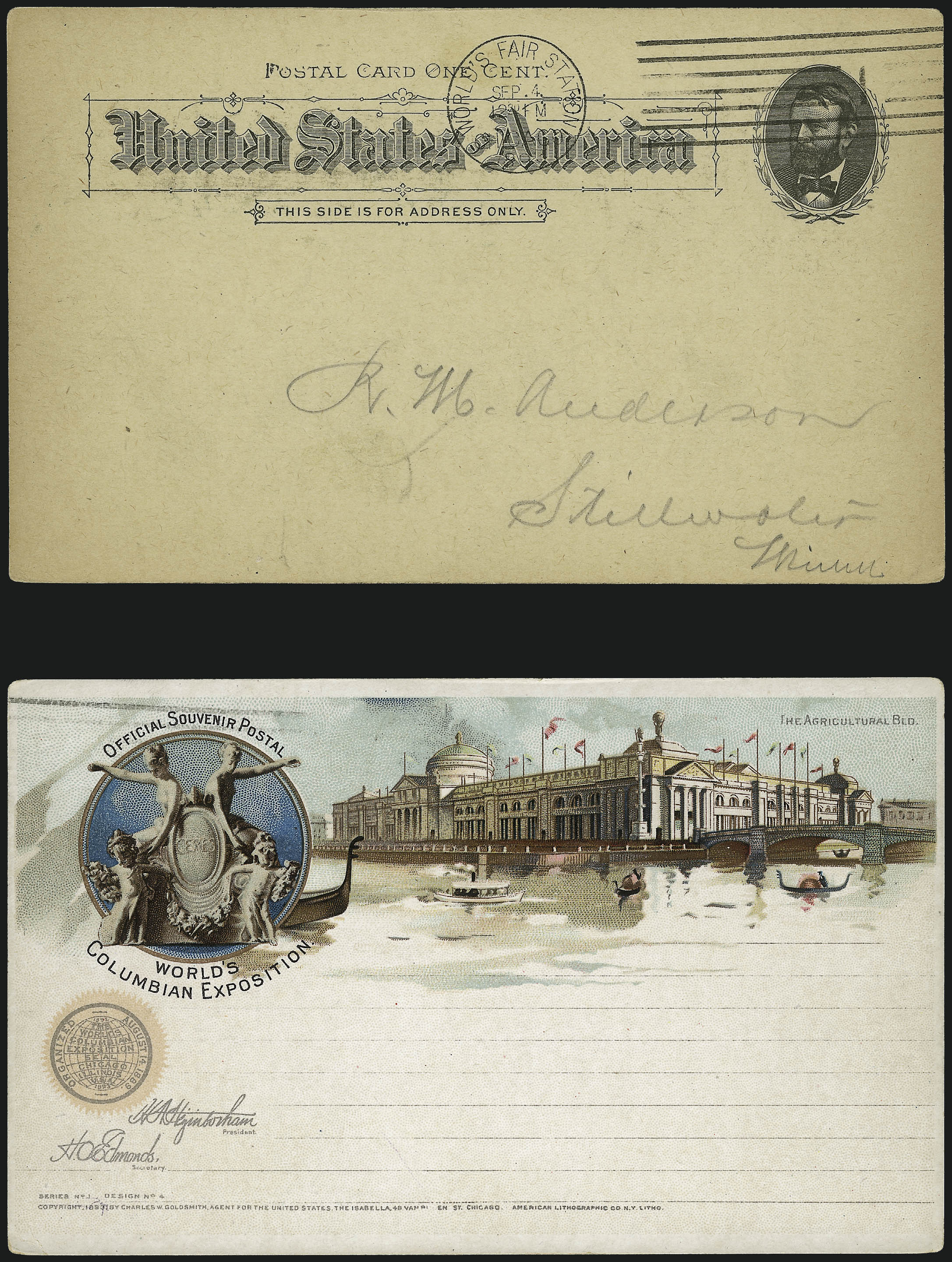 Sale no. 1011 — Lot no. 1627 — Siegel Auction Galleries