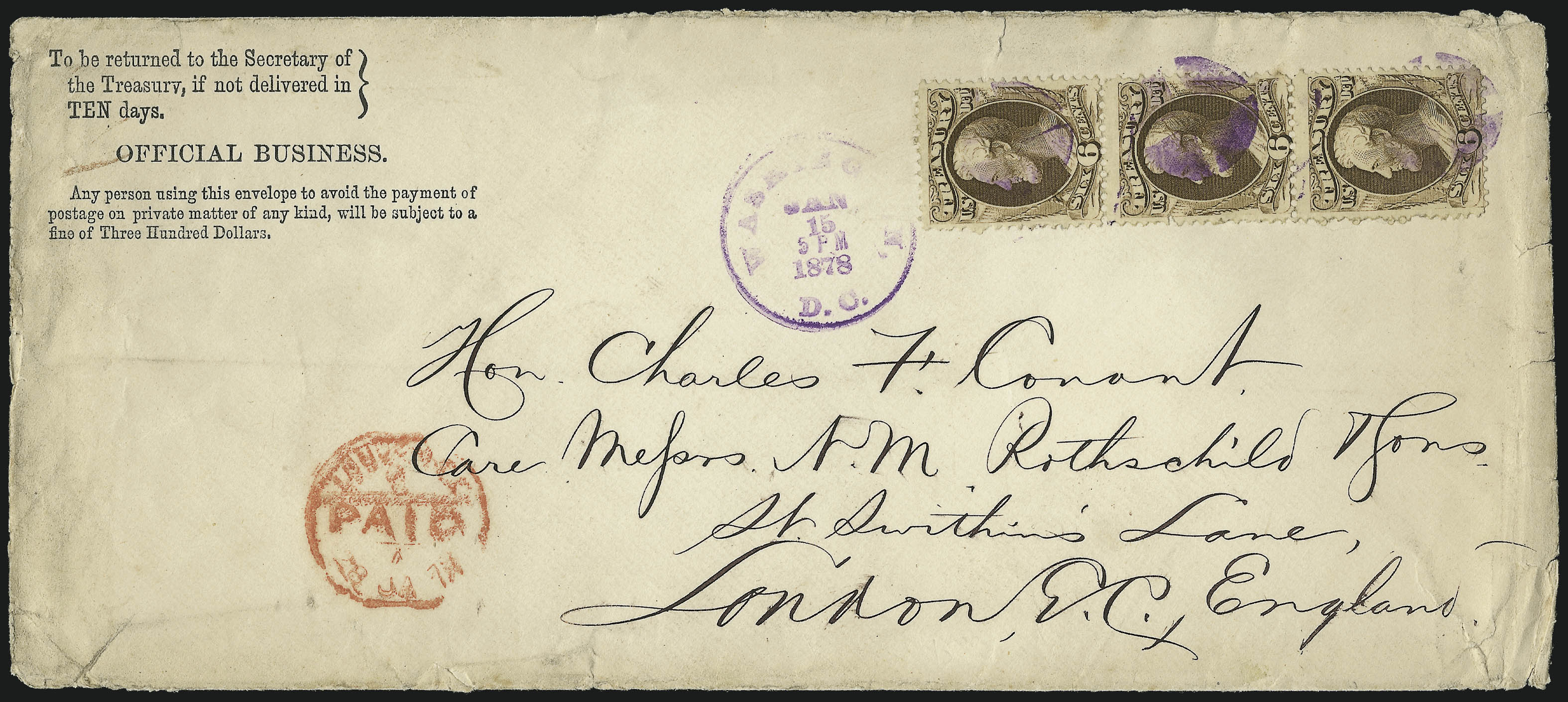 Sale no. 1011 — Lot no. 1665 — Siegel Auction Galleries