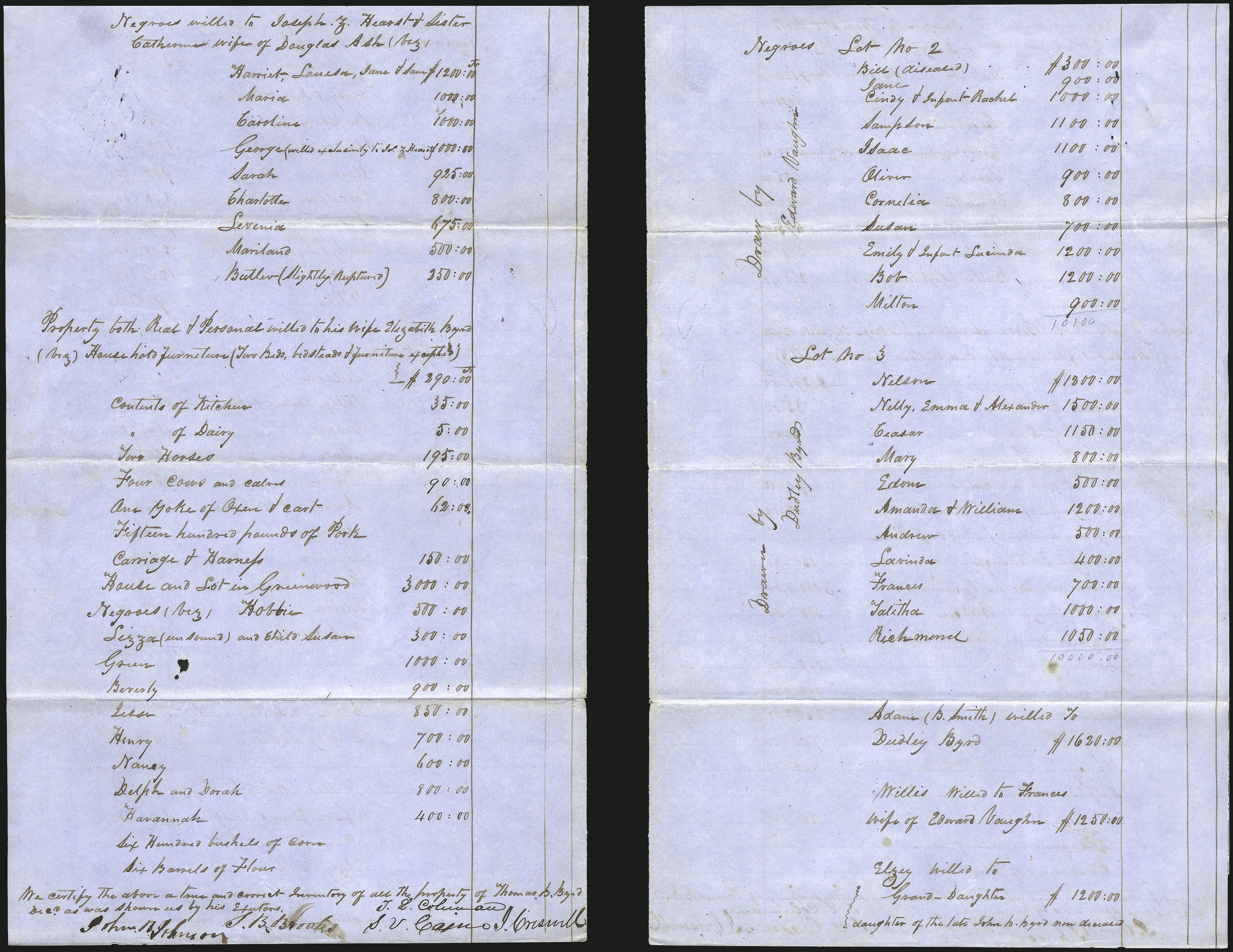 Sale no. 1011 — Lot no. 1754 — Siegel Auction Galleries