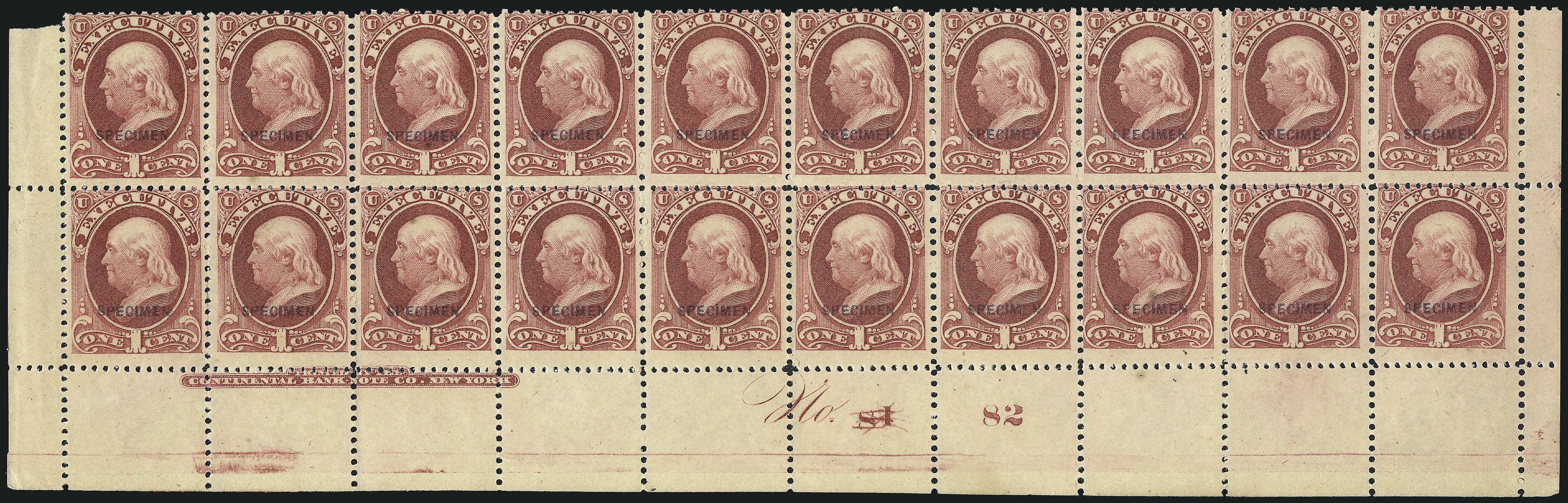 Sale no. 1019 — Lot no. 974 — Siegel Auction Galleries