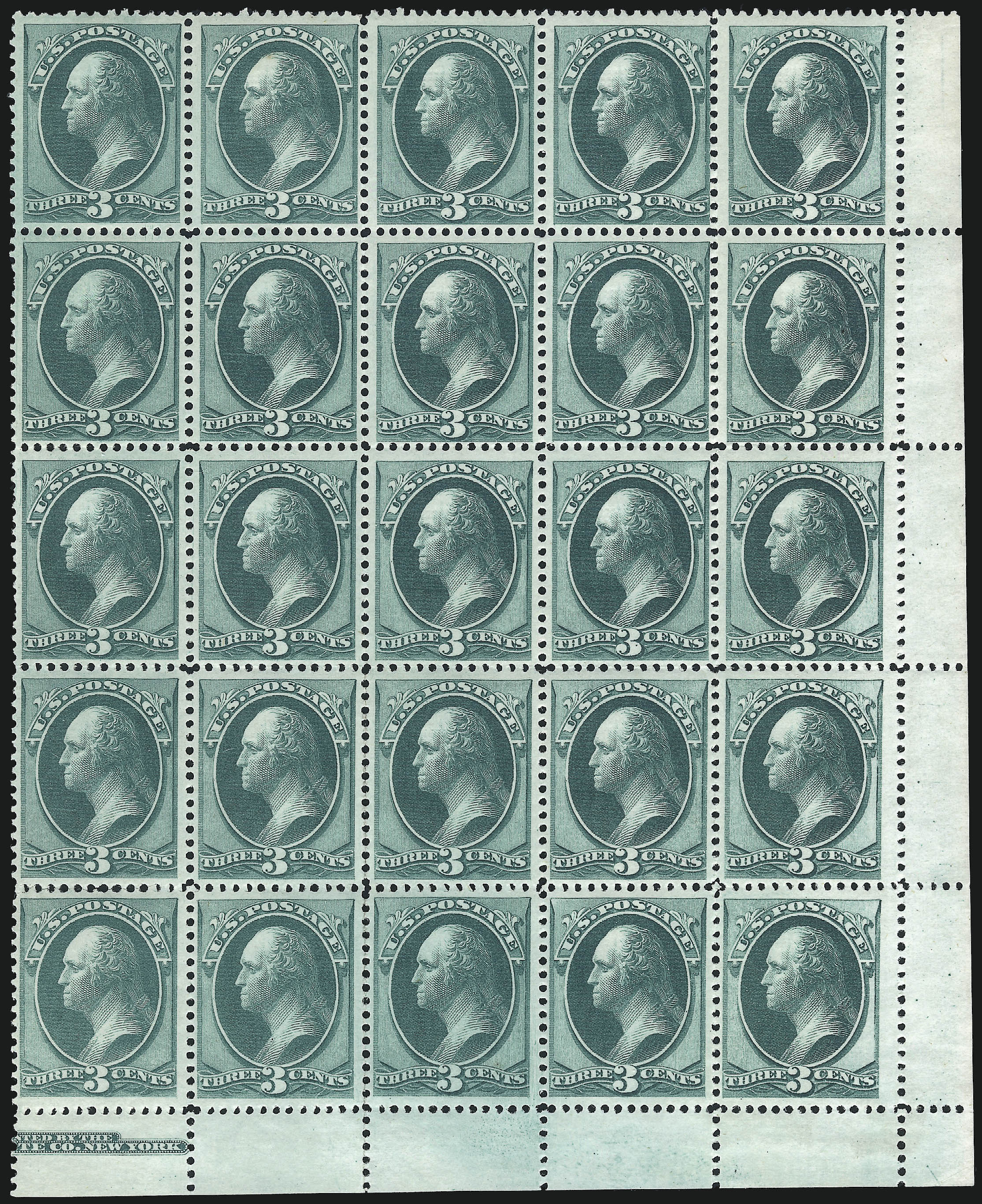 Sale no. 1025 — Lot no. 165 — Siegel Auction Galleries