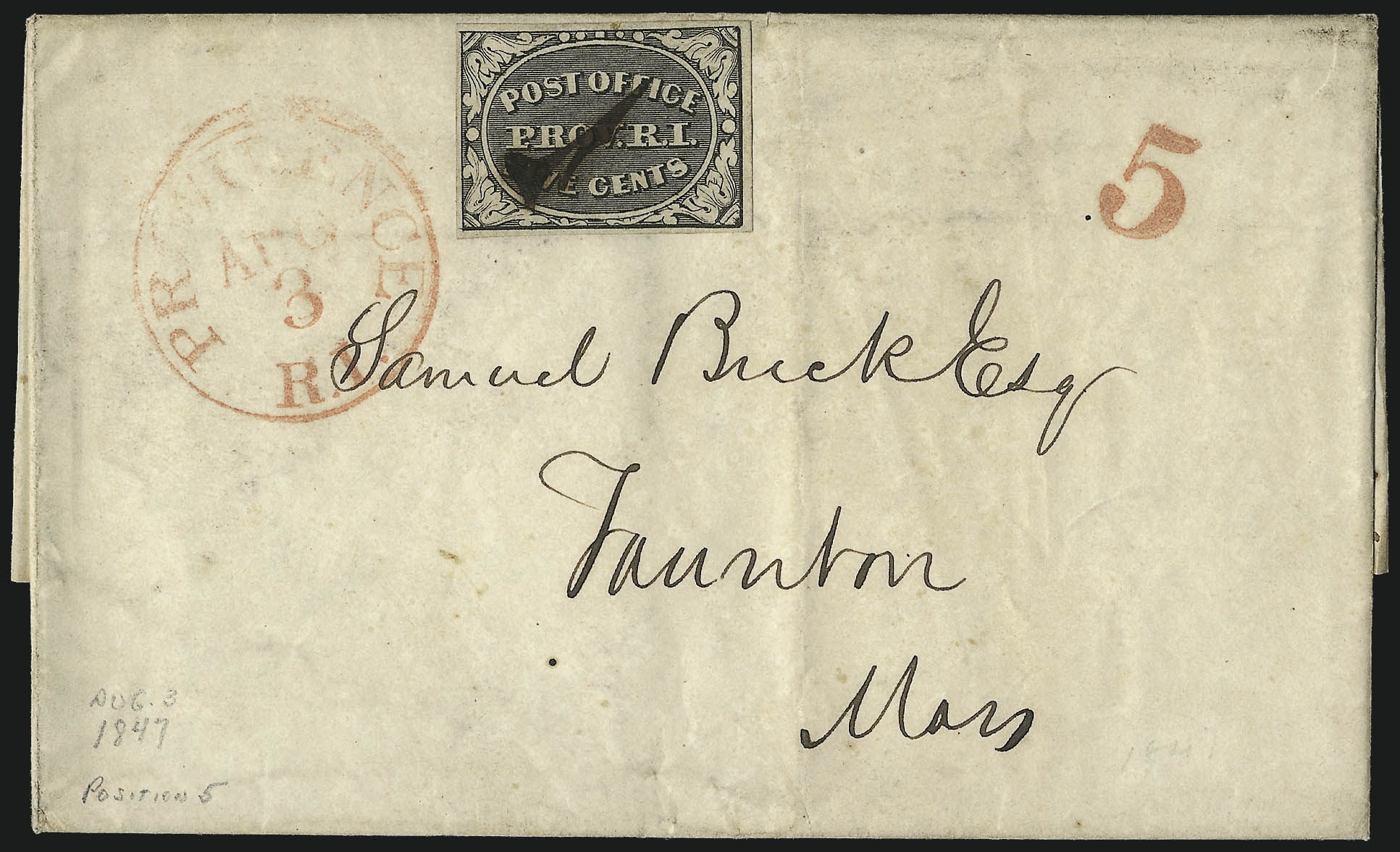 Sale no. 1025 — Lot no. 30 — Siegel Auction Galleries