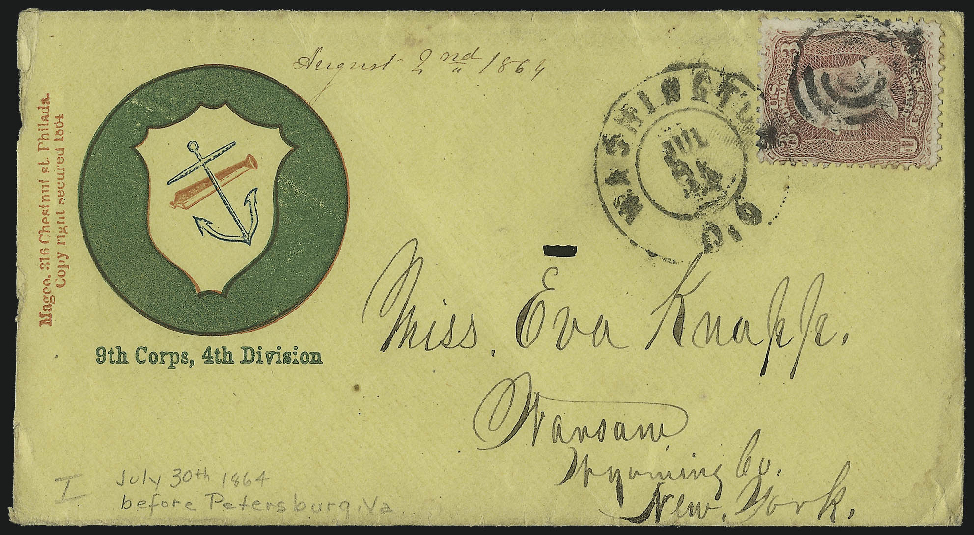 Sale no. 1026 — Lot no. 1824 — Siegel Auction Galleries