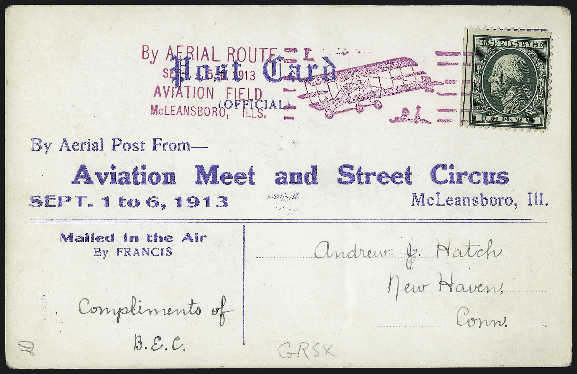 Sale no. 1026 — Lot no. 1899 — Siegel Auction Galleries