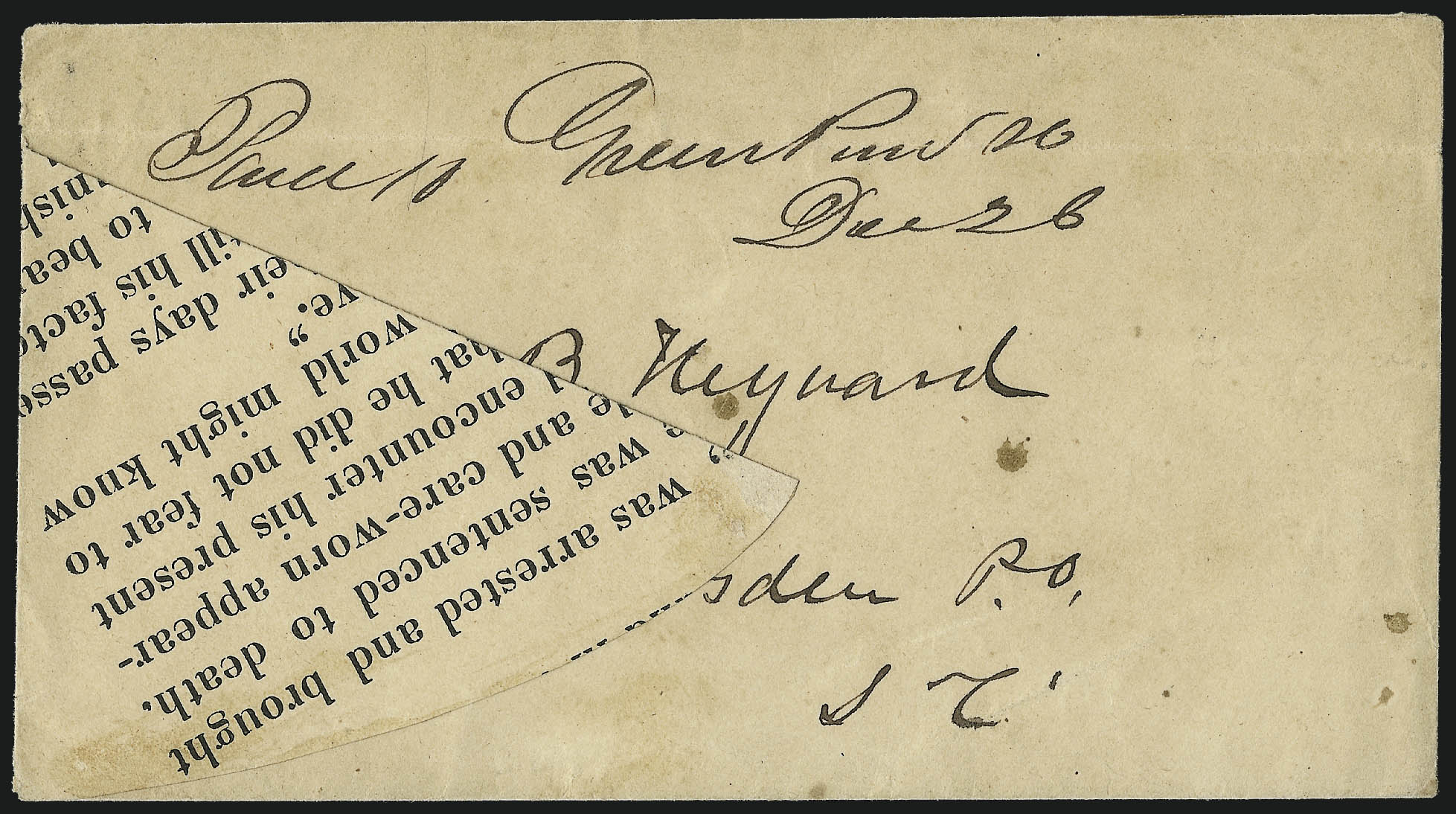 Sale no. 1026 — Lot no. 1951 — Siegel Auction Galleries