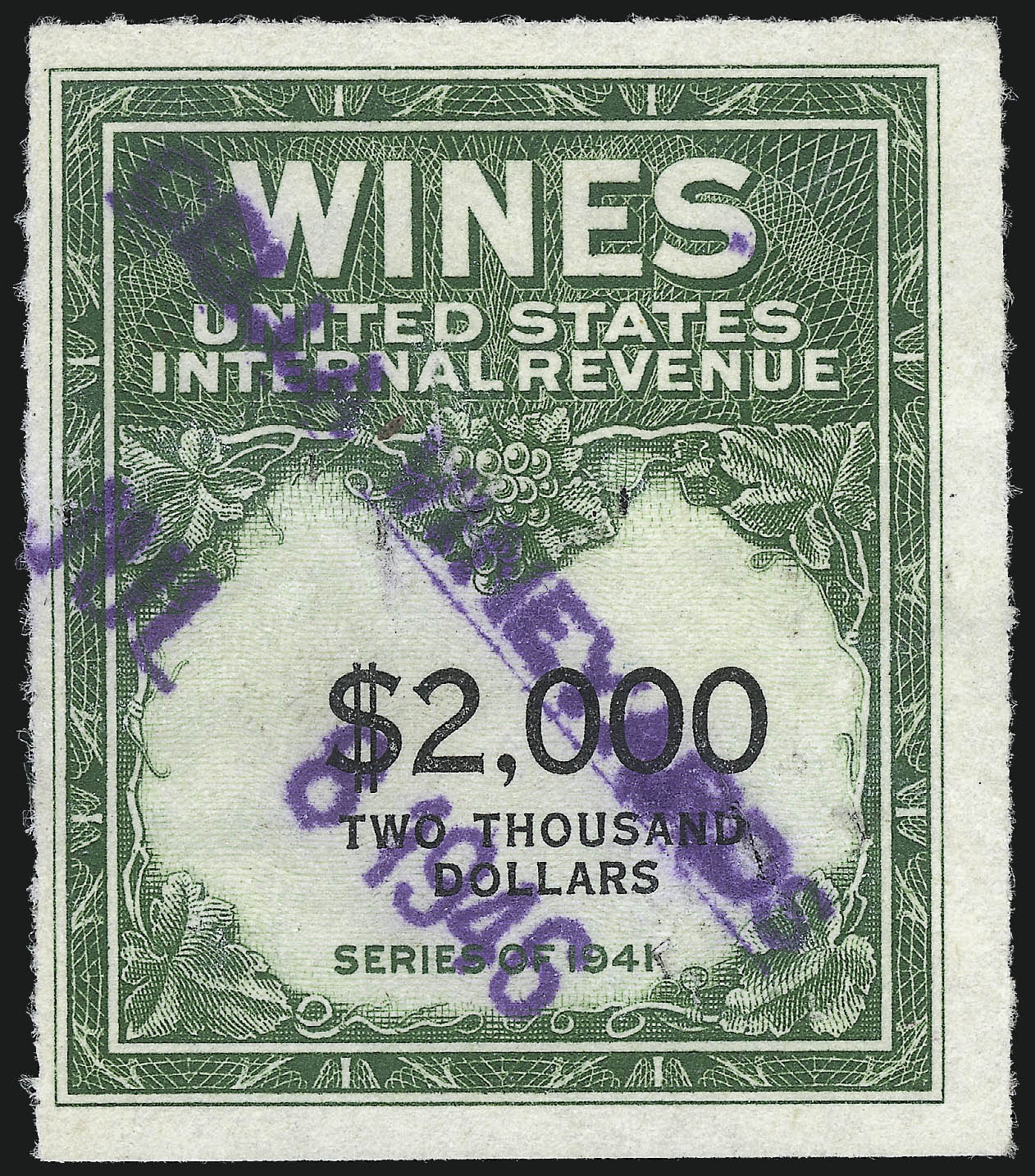 Sale no. 1031 — Lot no. 1182 — Siegel Auction Galleries