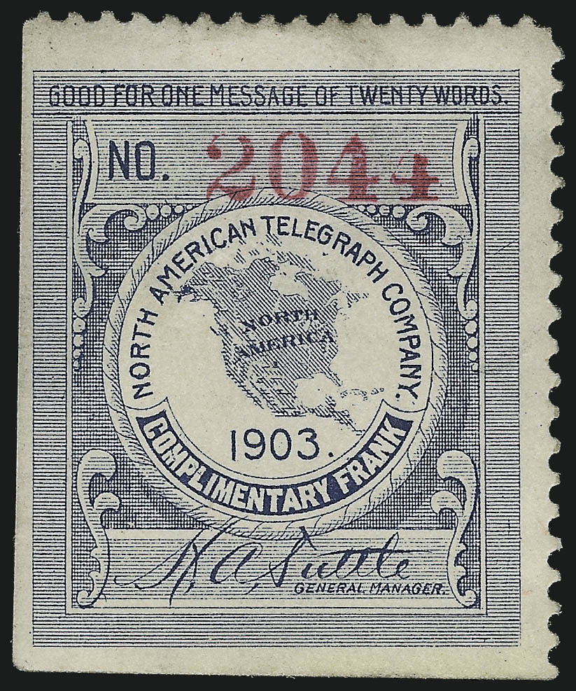 Sale no. 1031 — Lot no. 1249 — Siegel Auction Galleries