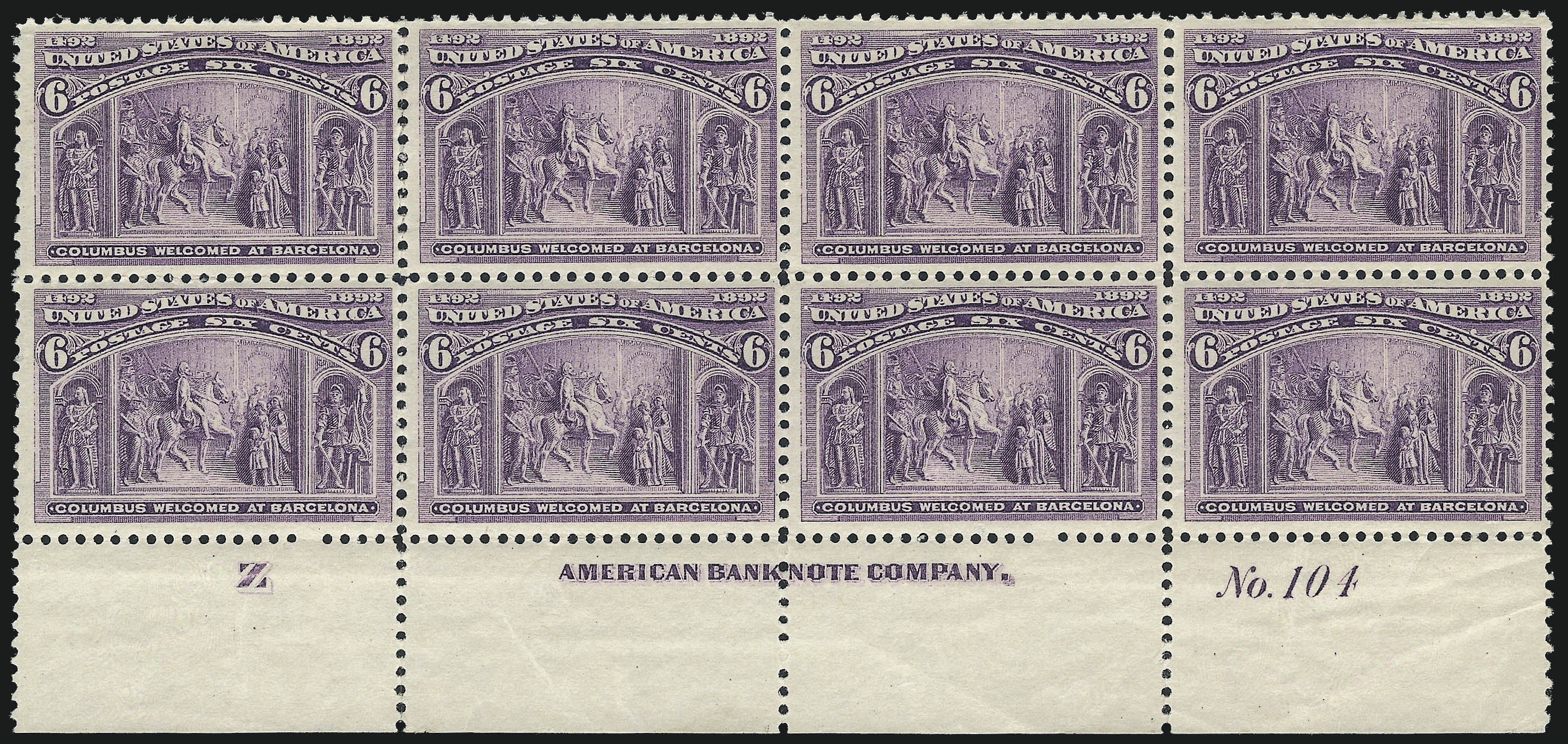 Sale no. 1037 — Lot no. 1821 — Siegel Auction Galleries