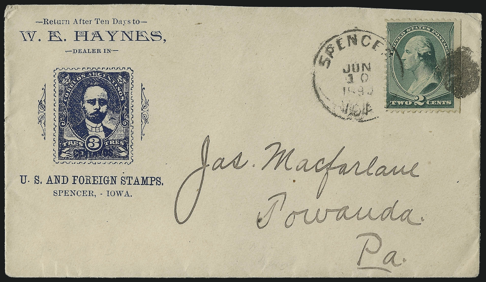 Sale no. 1037 — Lot no. 2647 — Siegel Auction Galleries