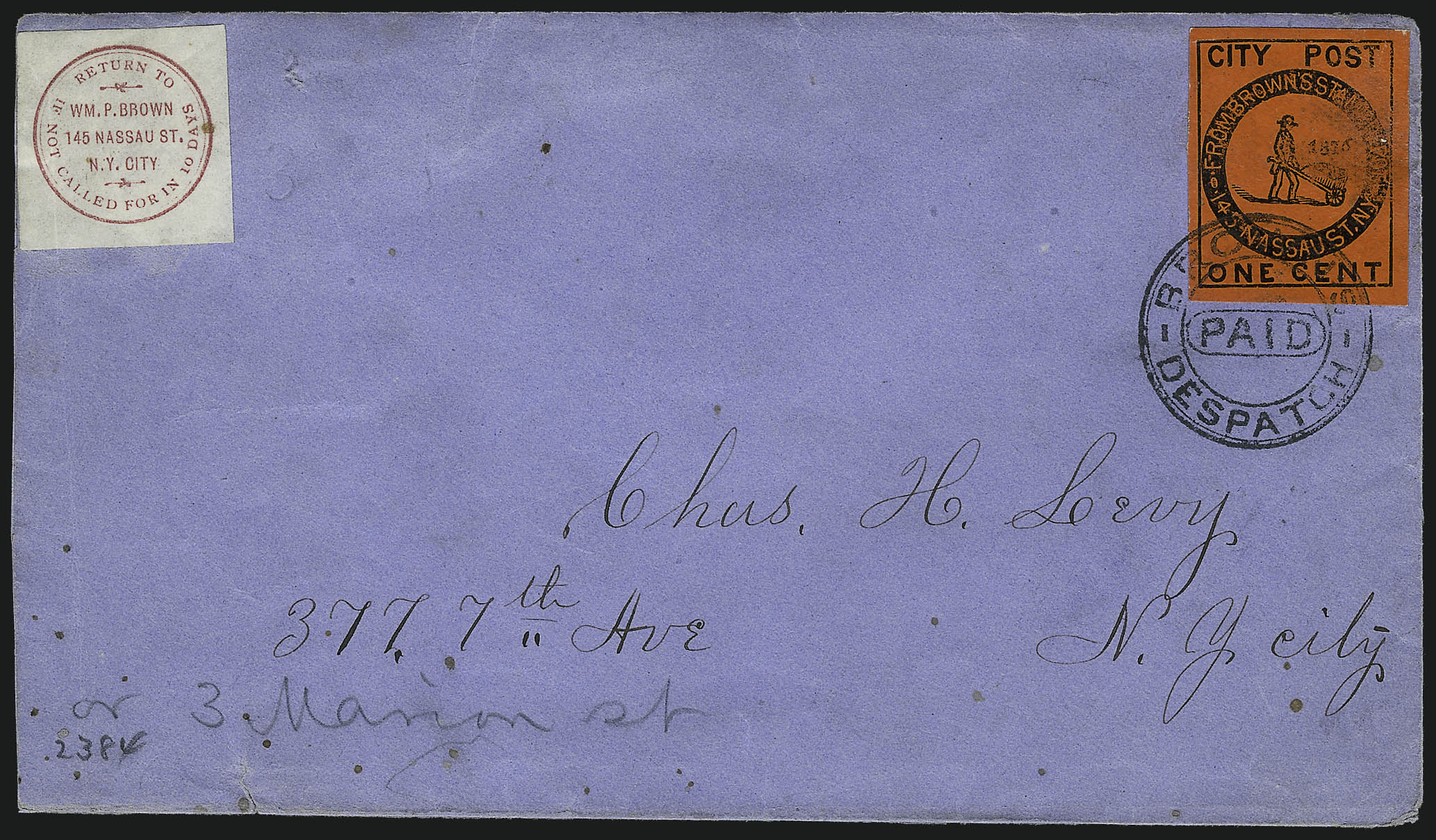 Sale no. 1037 — Lot no. 2664 — Siegel Auction Galleries