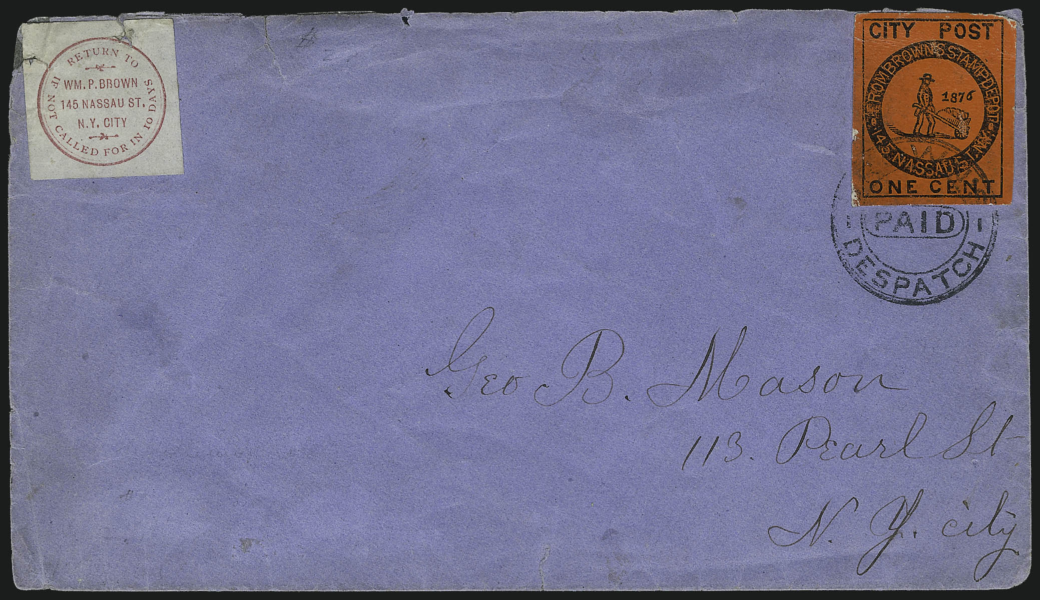 Sale no. 1037 — Lot no. 2665 — Siegel Auction Galleries