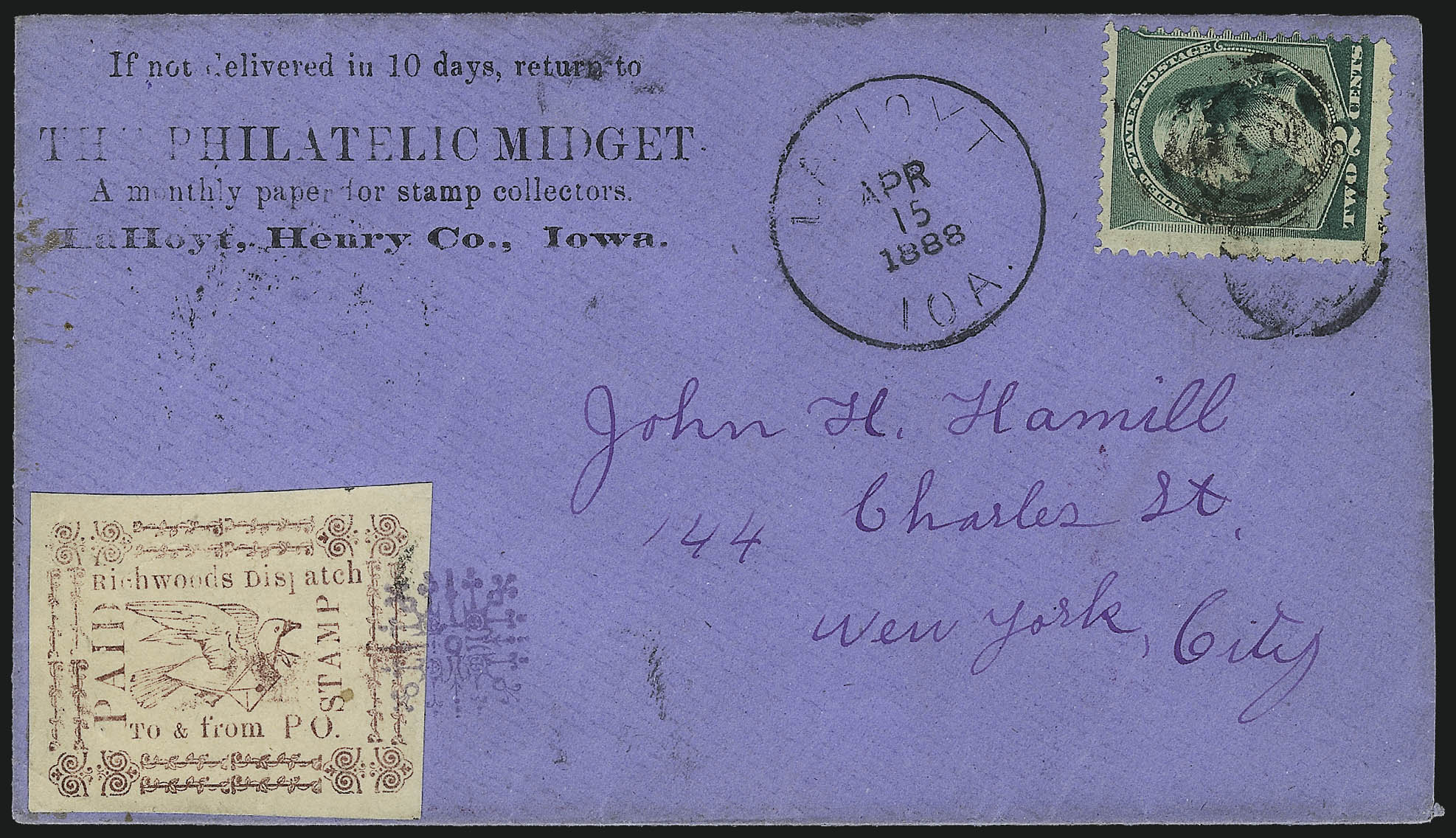 Sale no. 1037 — Lot no. 2667 — Siegel Auction Galleries