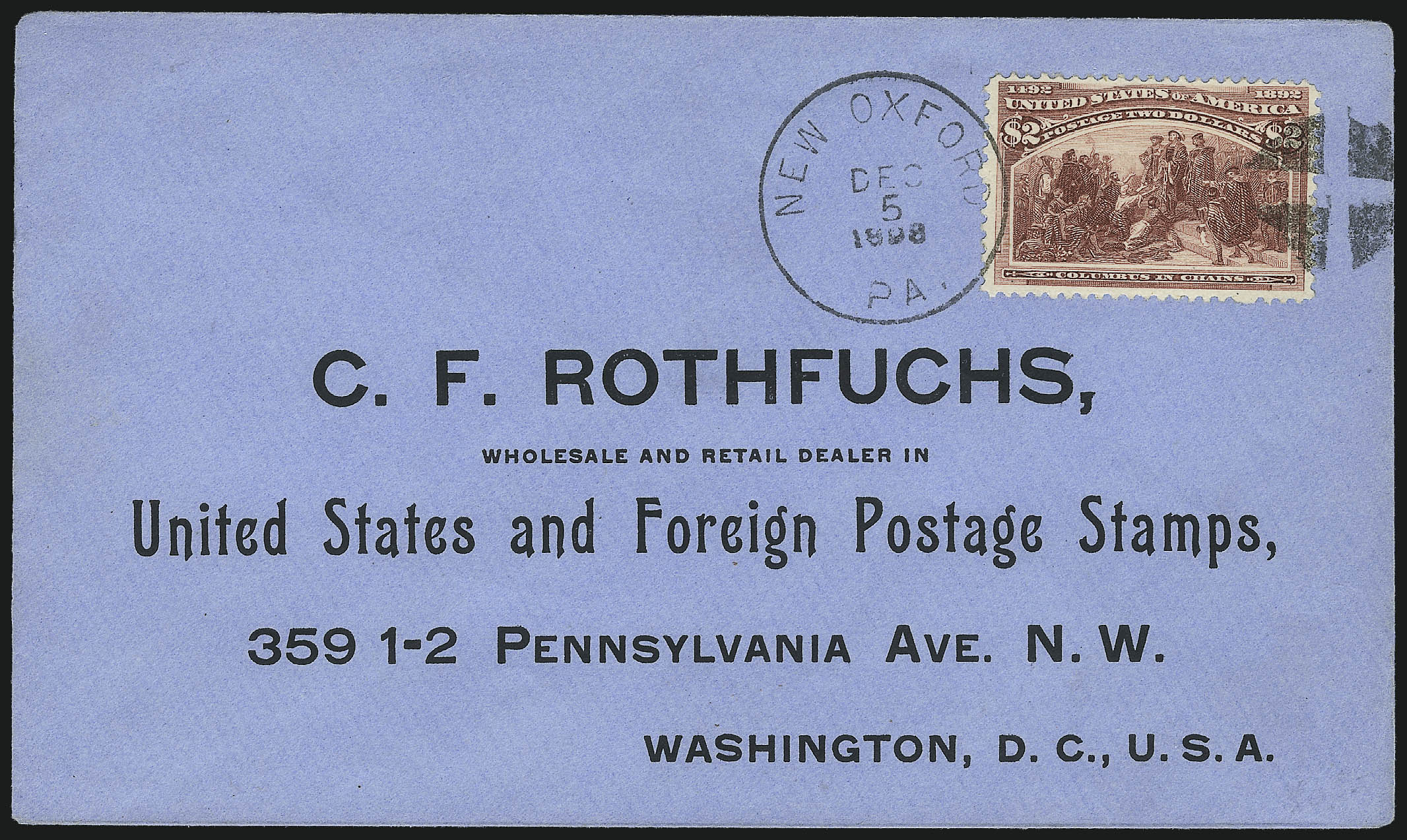 Sale no. 1037 — Lot no. 2676 — Siegel Auction Galleries