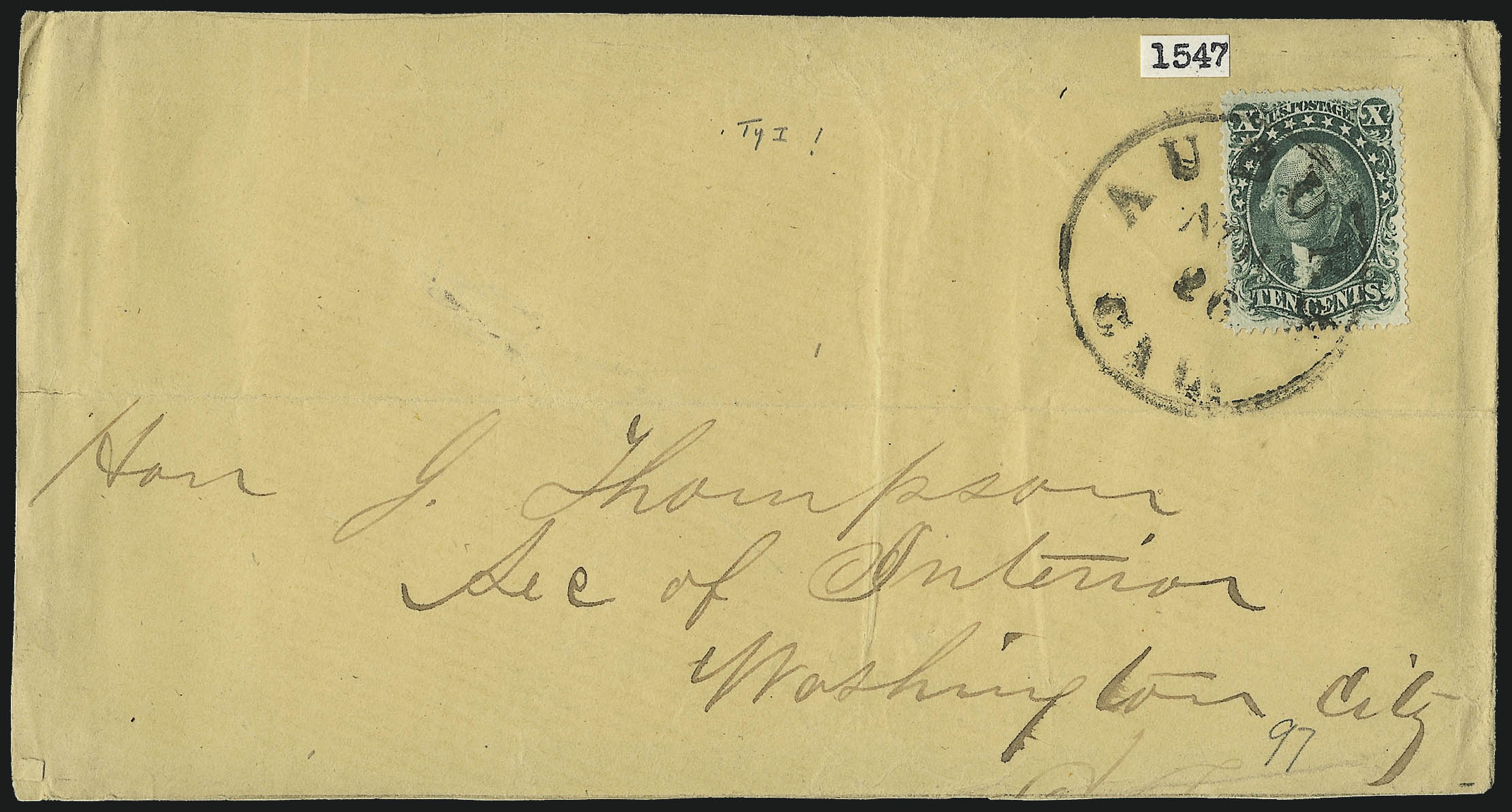 Sale no. 1037 — Lot no. 2767 — Siegel Auction Galleries