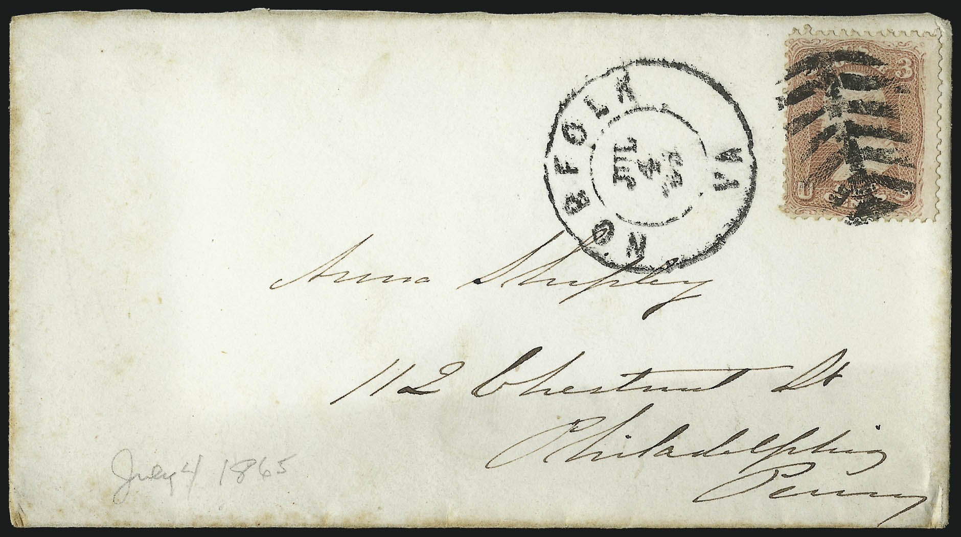 Sale no. 1037 — Lot no. 2774 — Siegel Auction Galleries