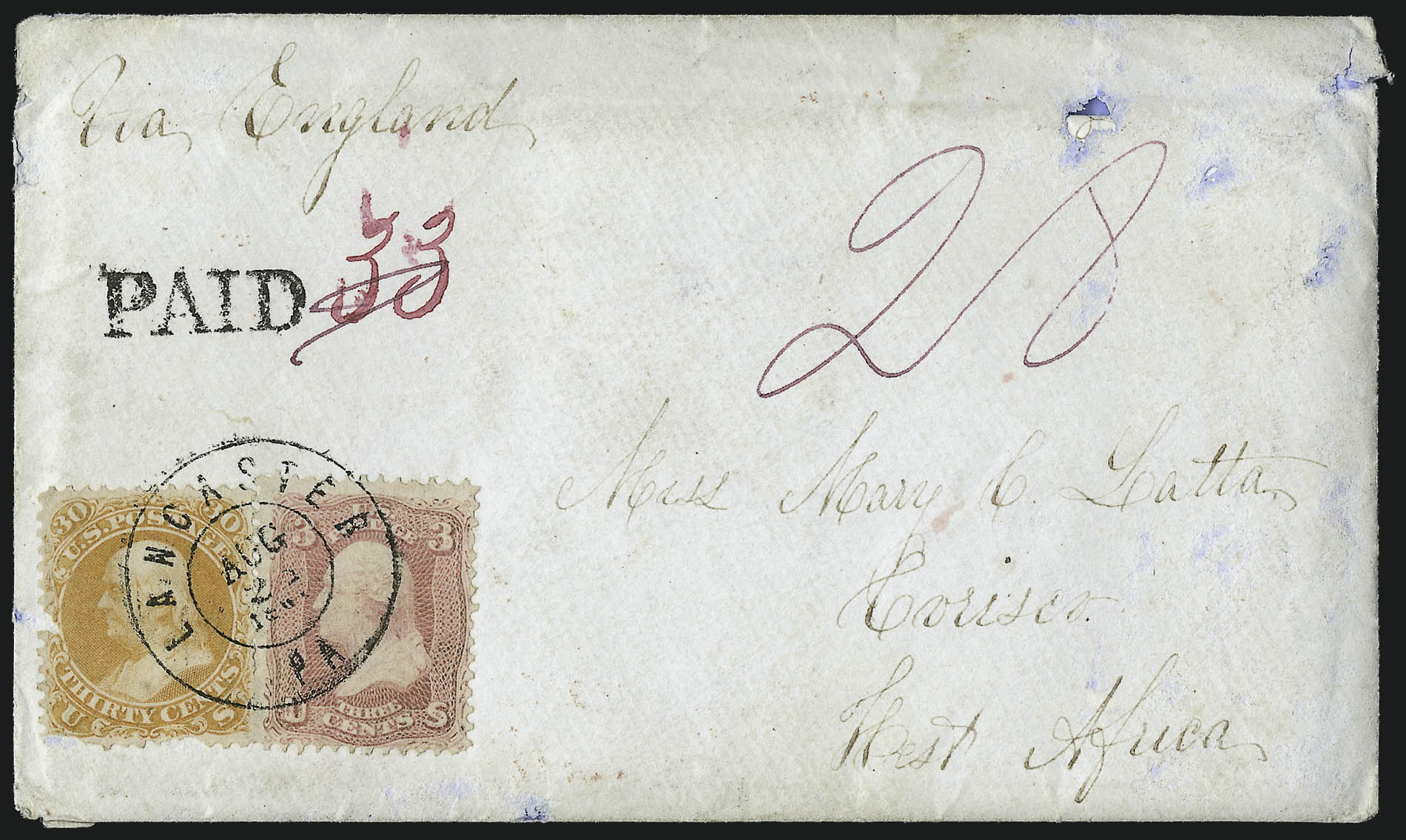 Sale no. 1037 — Lot no. 2781 — Siegel Auction Galleries