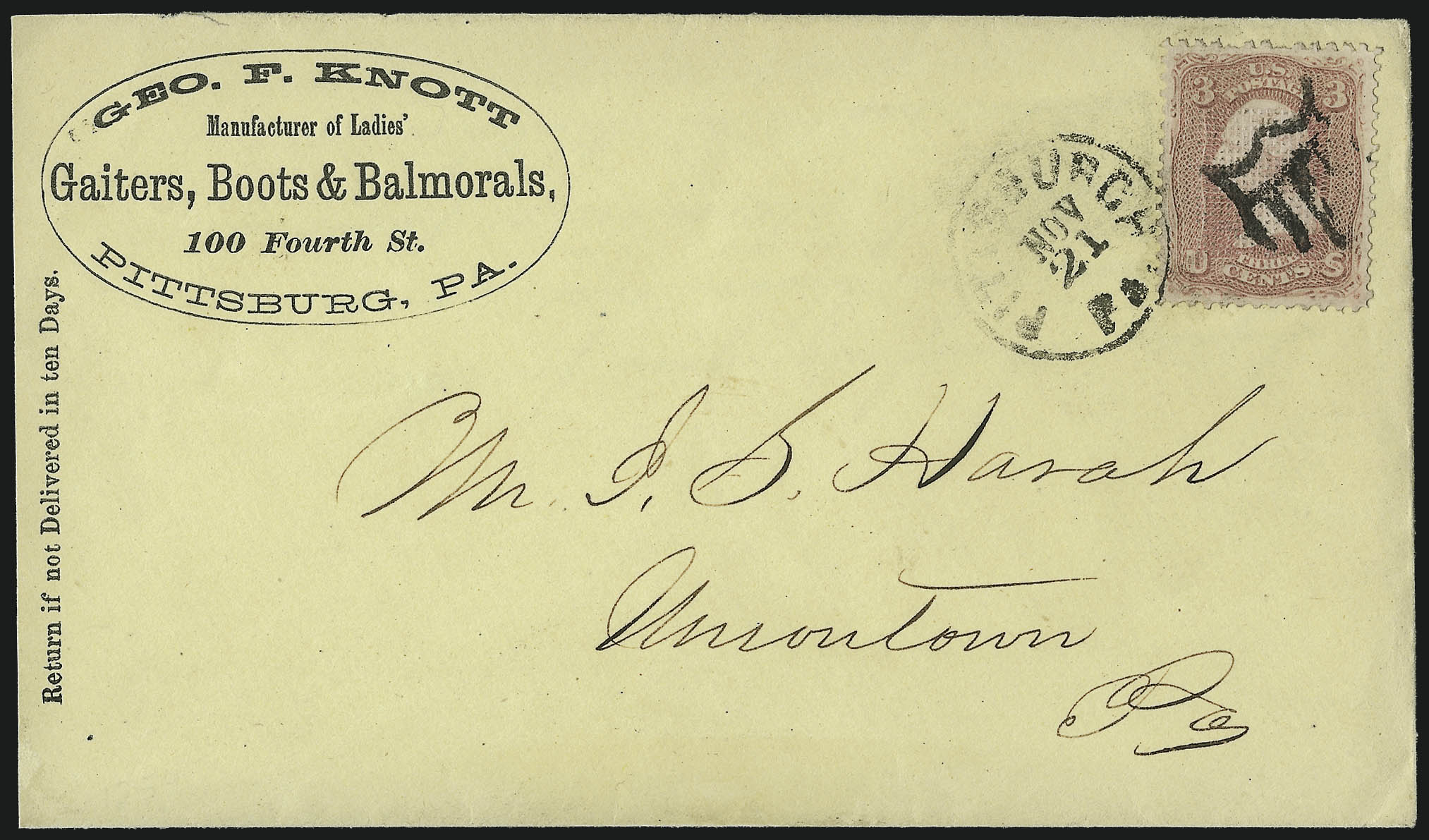 Sale no. 1037 — Lot no. 2787 — Siegel Auction Galleries