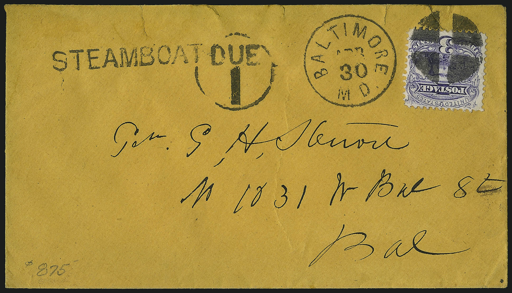 Sale no. 1037 — Lot no. 2792 — Siegel Auction Galleries