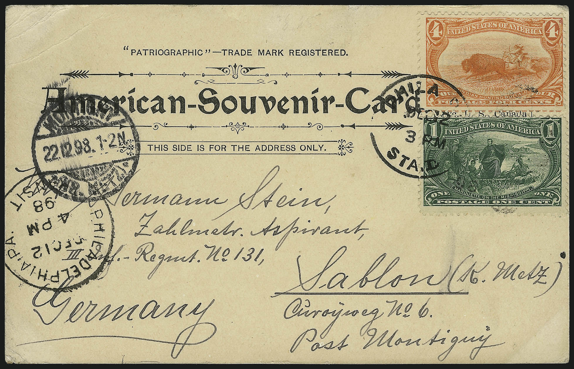 Sale no. 1037 — Lot no. 2814 — Siegel Auction Galleries