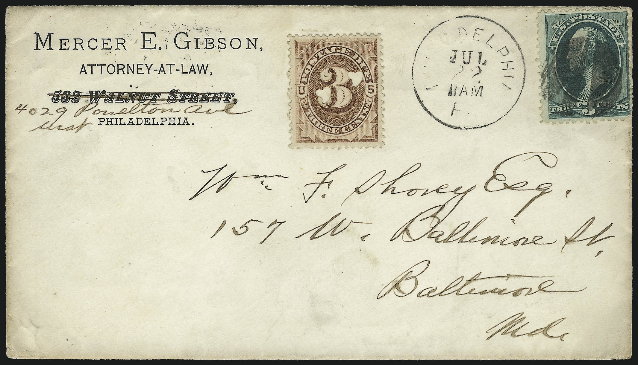 Sale no. 1037 — Lot no. 2828-15 — Siegel Auction Galleries