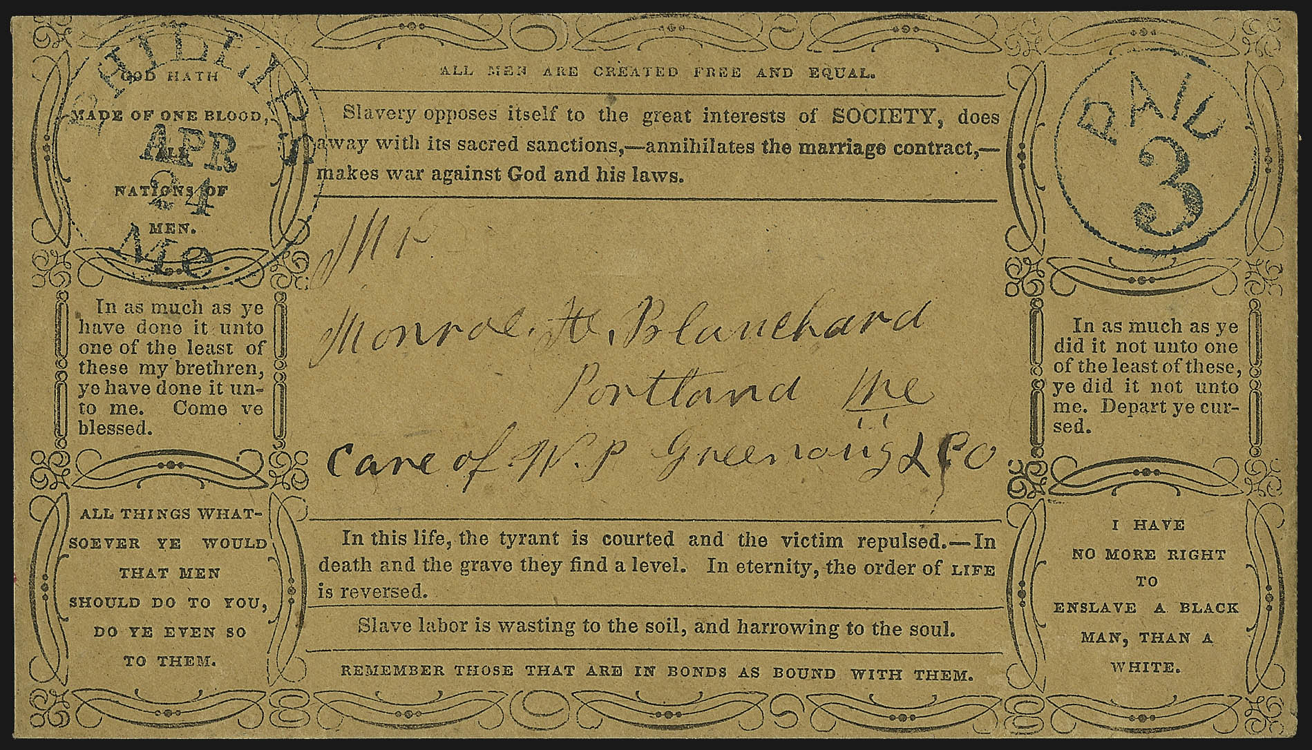 Sale no. 1037 — Lot no. 2894 — Siegel Auction Galleries