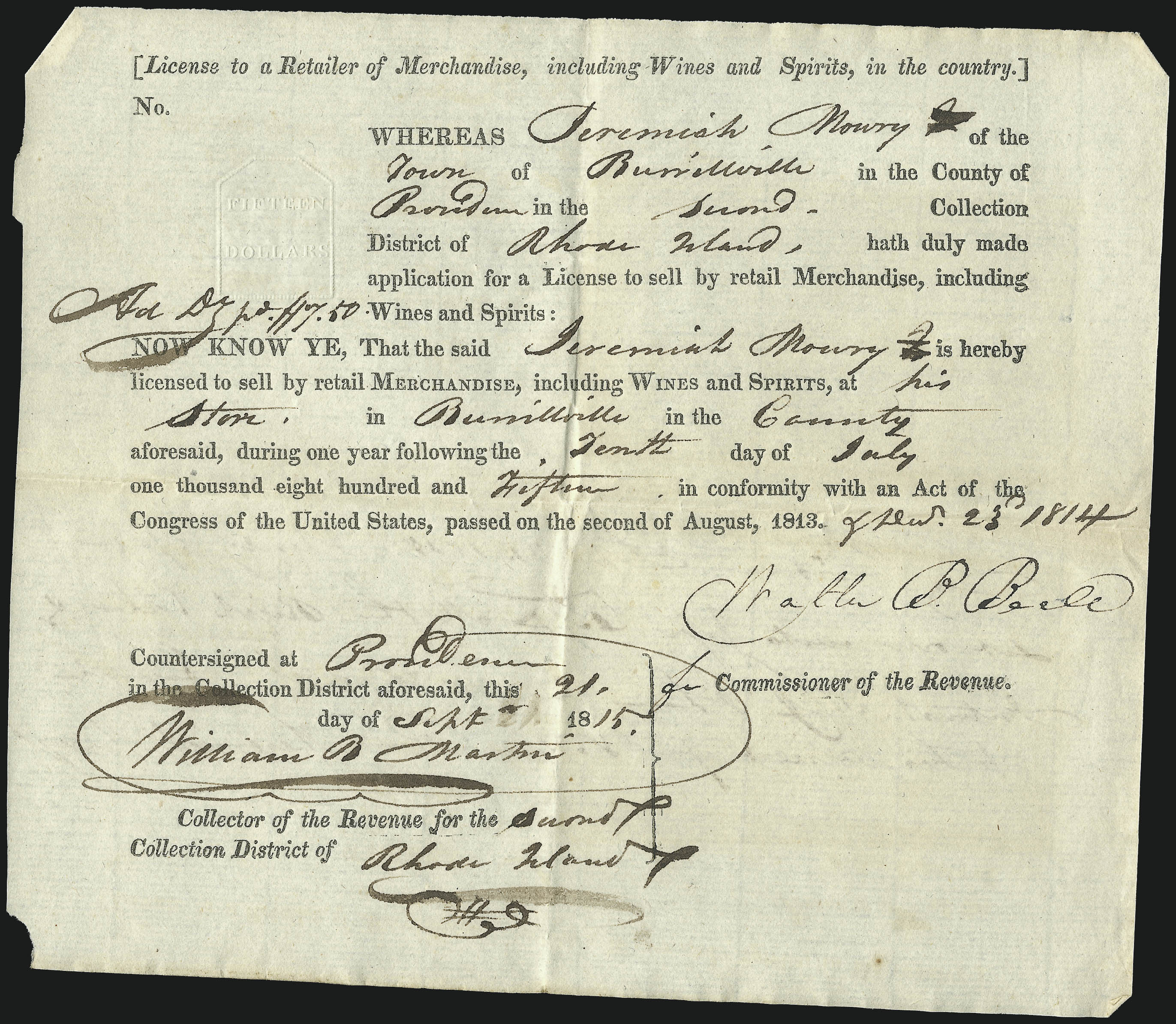 Sale no. 1061 — Lot no. 4323 — Siegel Auction Galleries