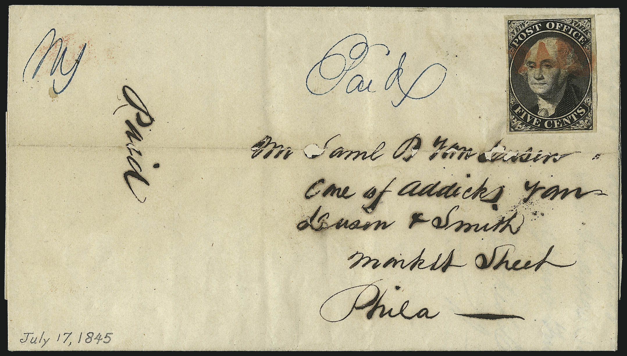 Sale no. 1062 — Lot no. 11 — Siegel Auction Galleries