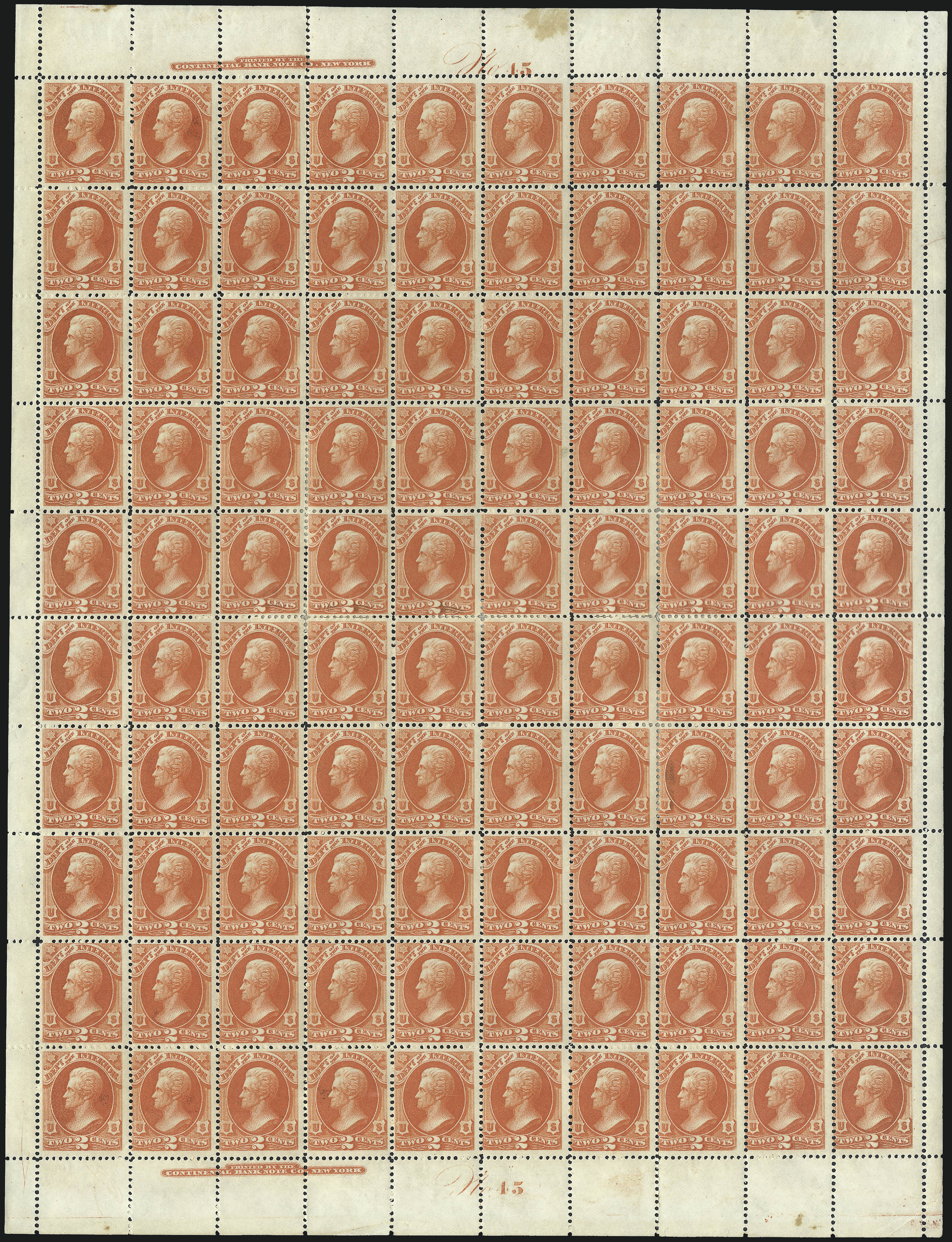 Sale no. 1067 — Lot no. 1712 — Siegel Auction Galleries